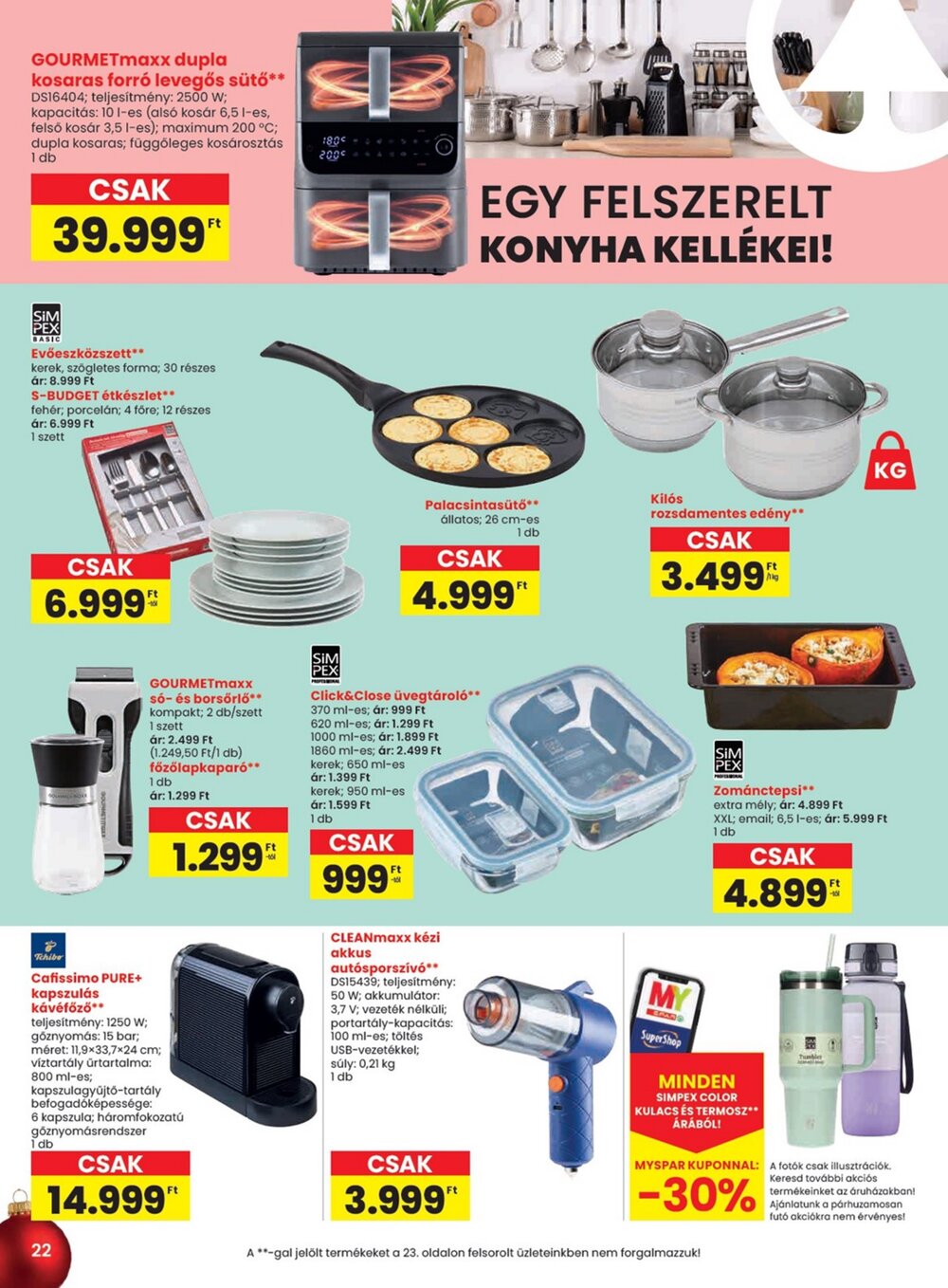 Spar akciós újság 2025.12.04-től - 22. oldal.