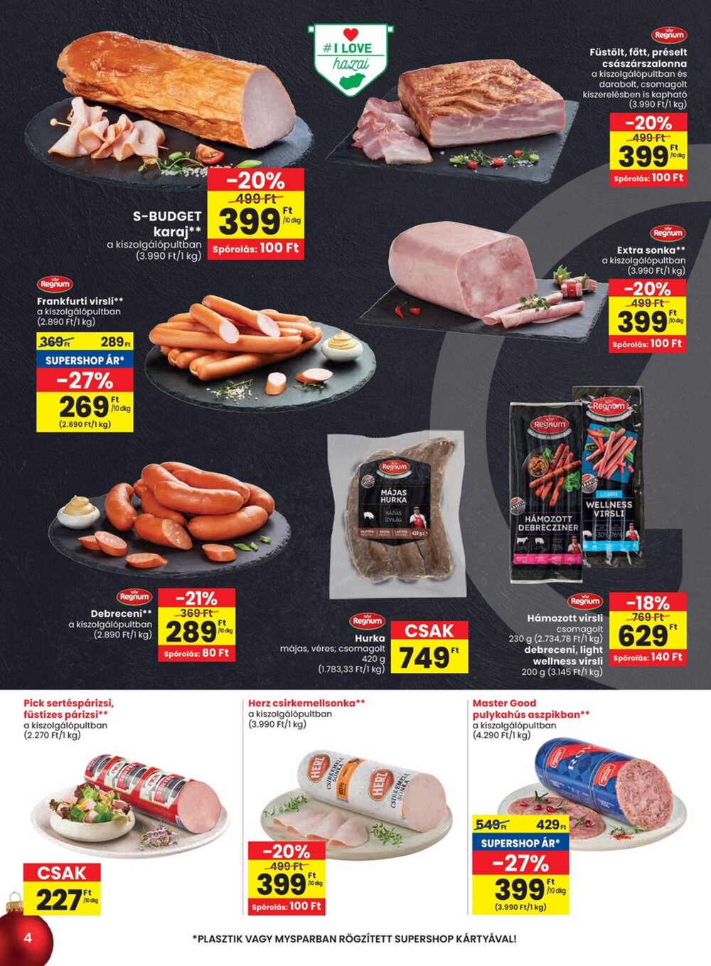 Spar akciós újság 2025.12.04-től - 4. oldal.