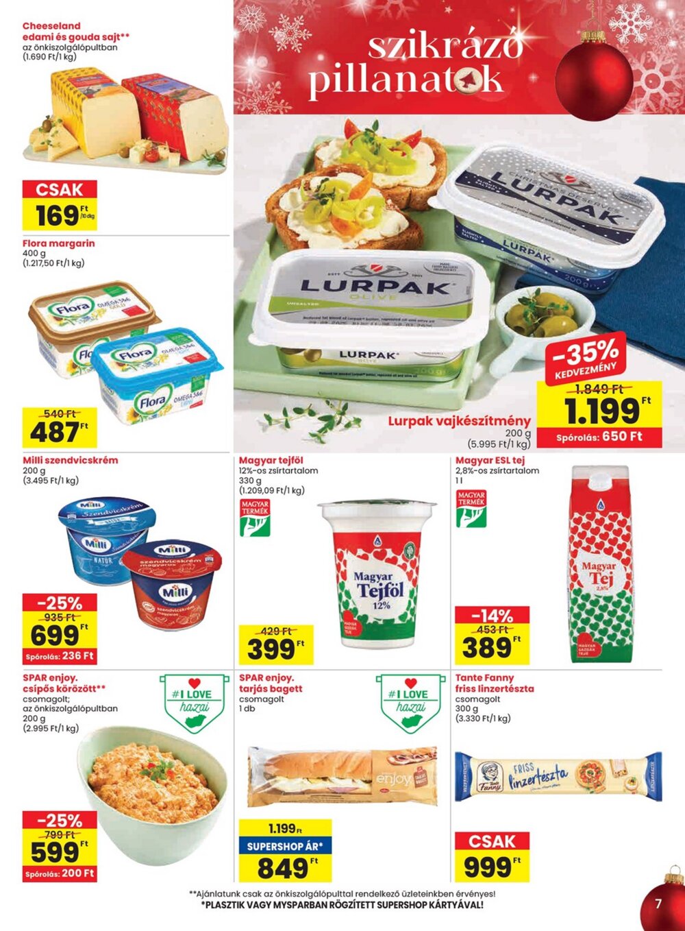 Spar akciós újság 2025.12.04-től - 7. oldal.