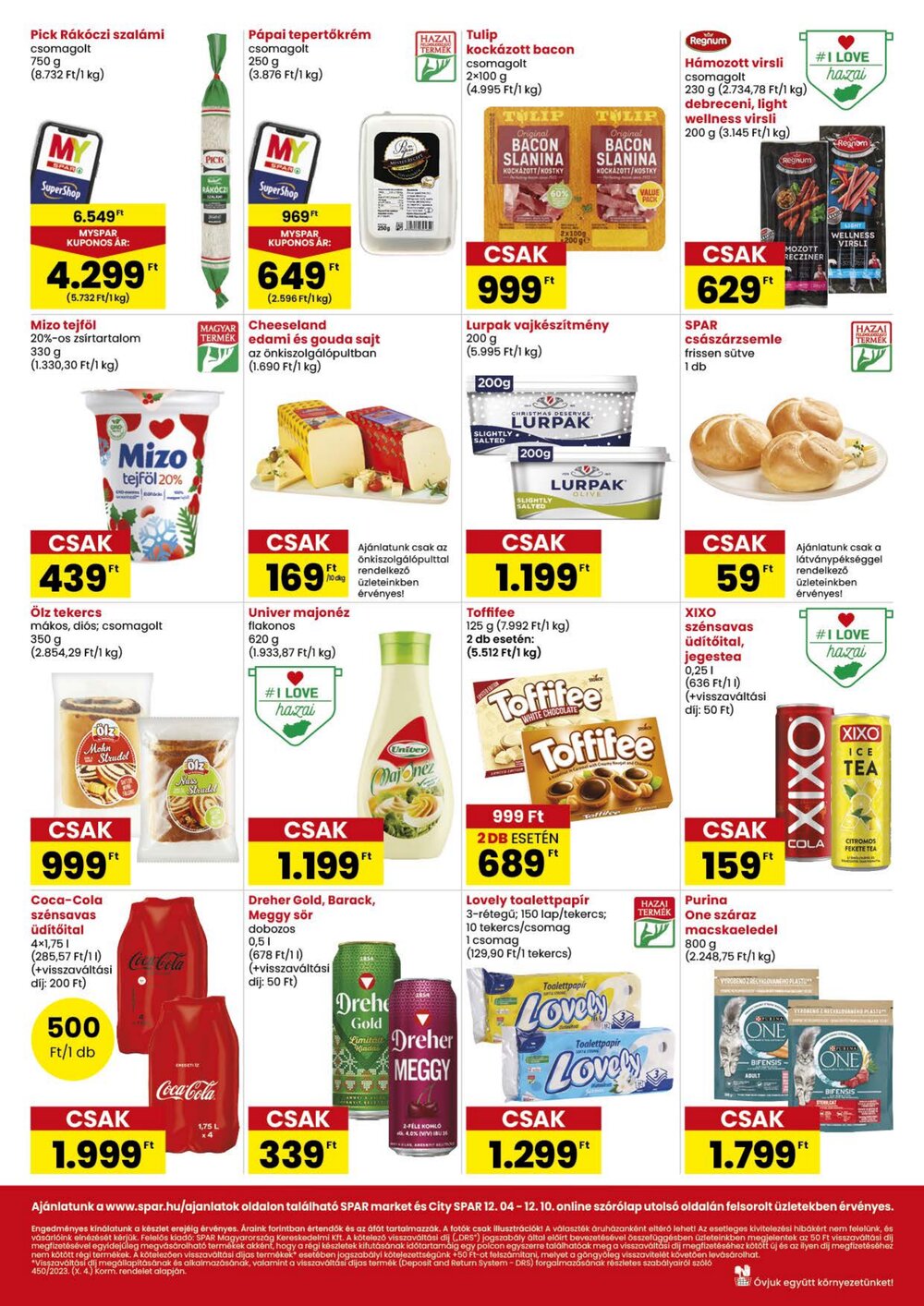 Spar Market akciós újság 2025.12.04-től - 2. oldal.