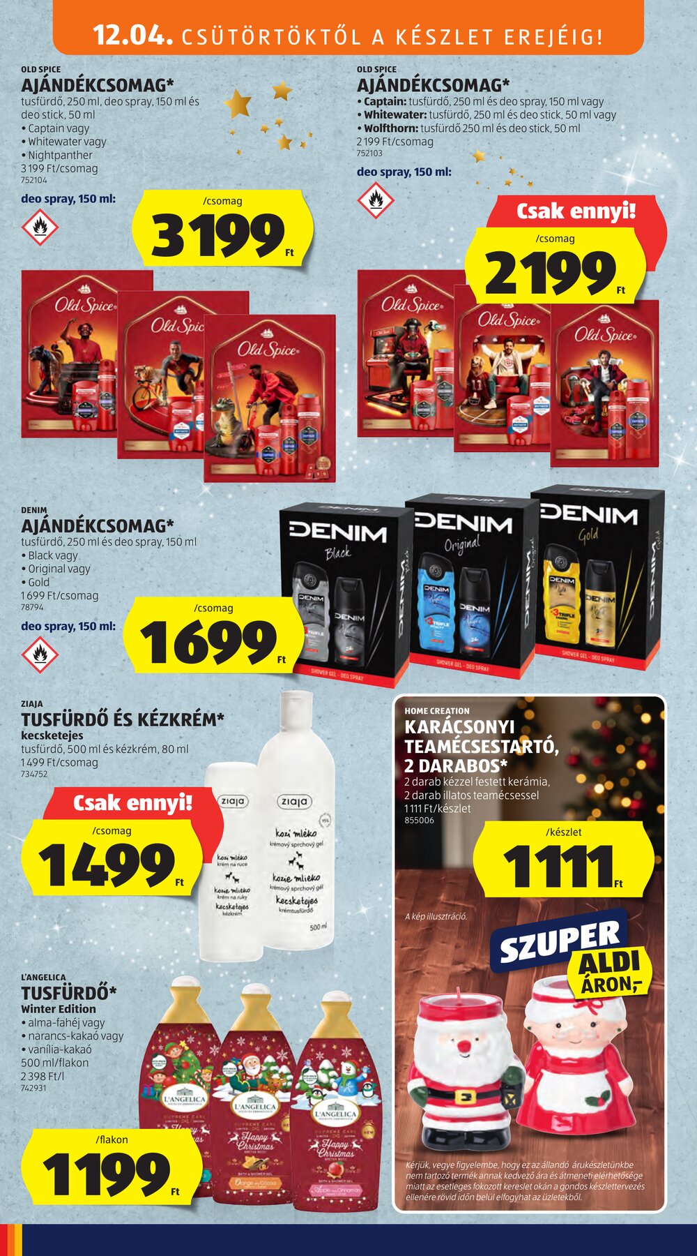 Aldi akciós újság 2025.12.04-től - 32. oldal.
