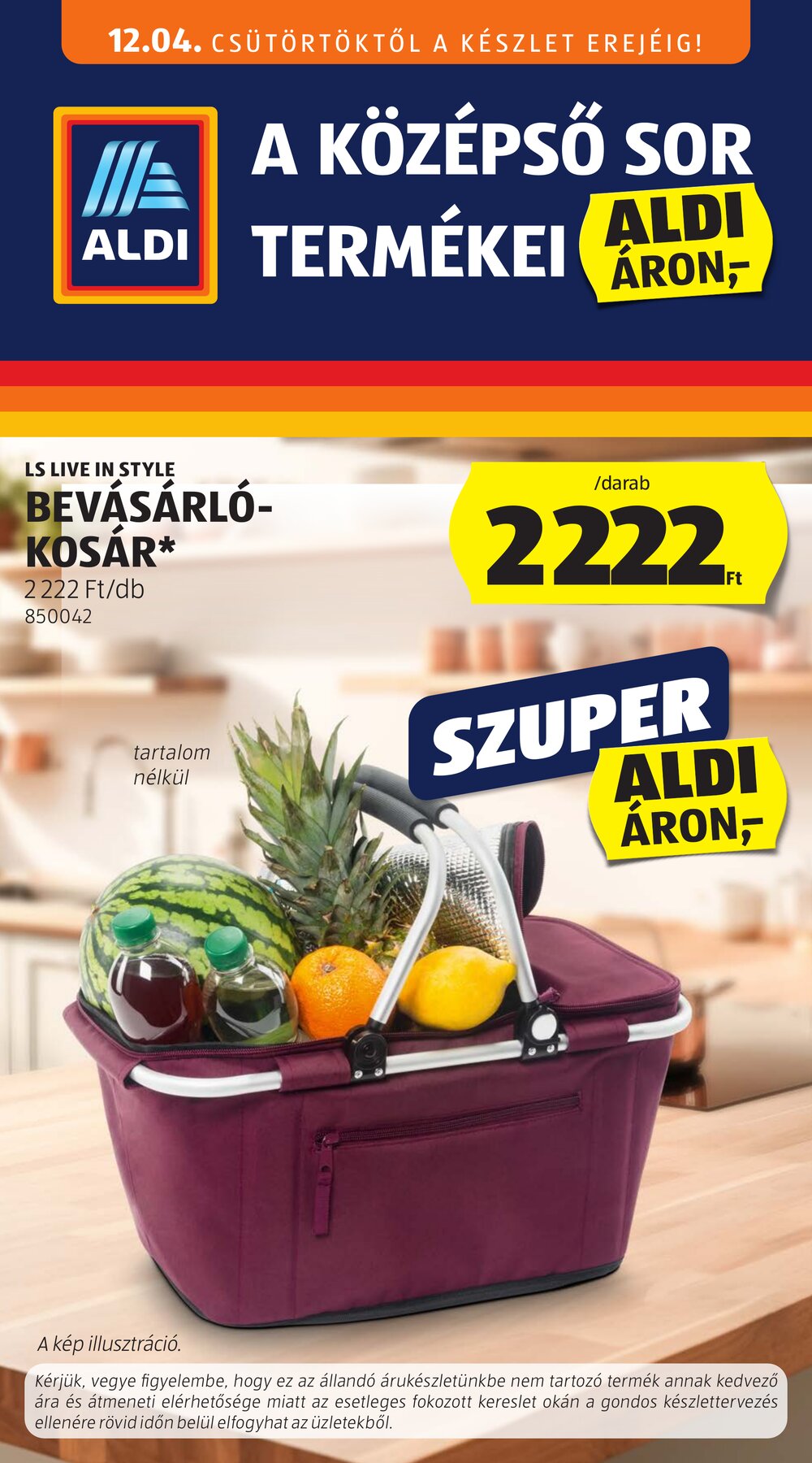 Aldi akciós újság 2025.12.04-től - 1. oldal.