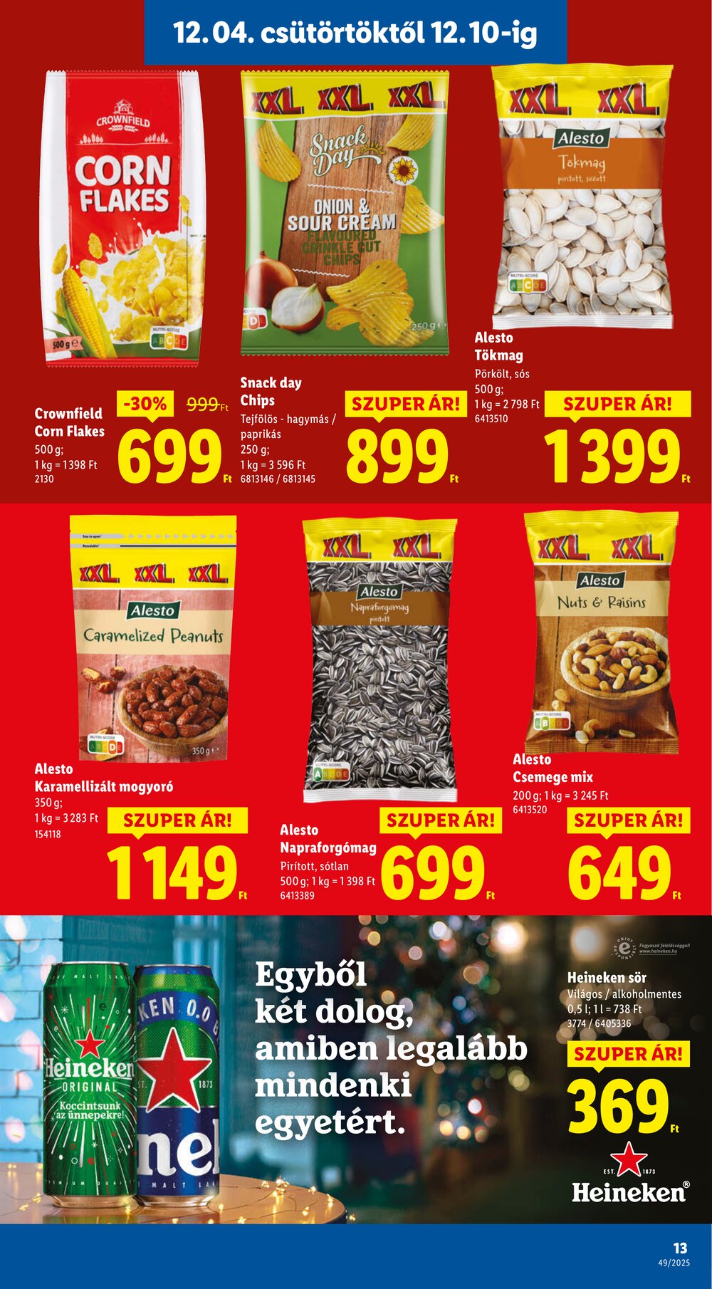 Lidl akciós újság 2025.12.04-től - 13. oldal.