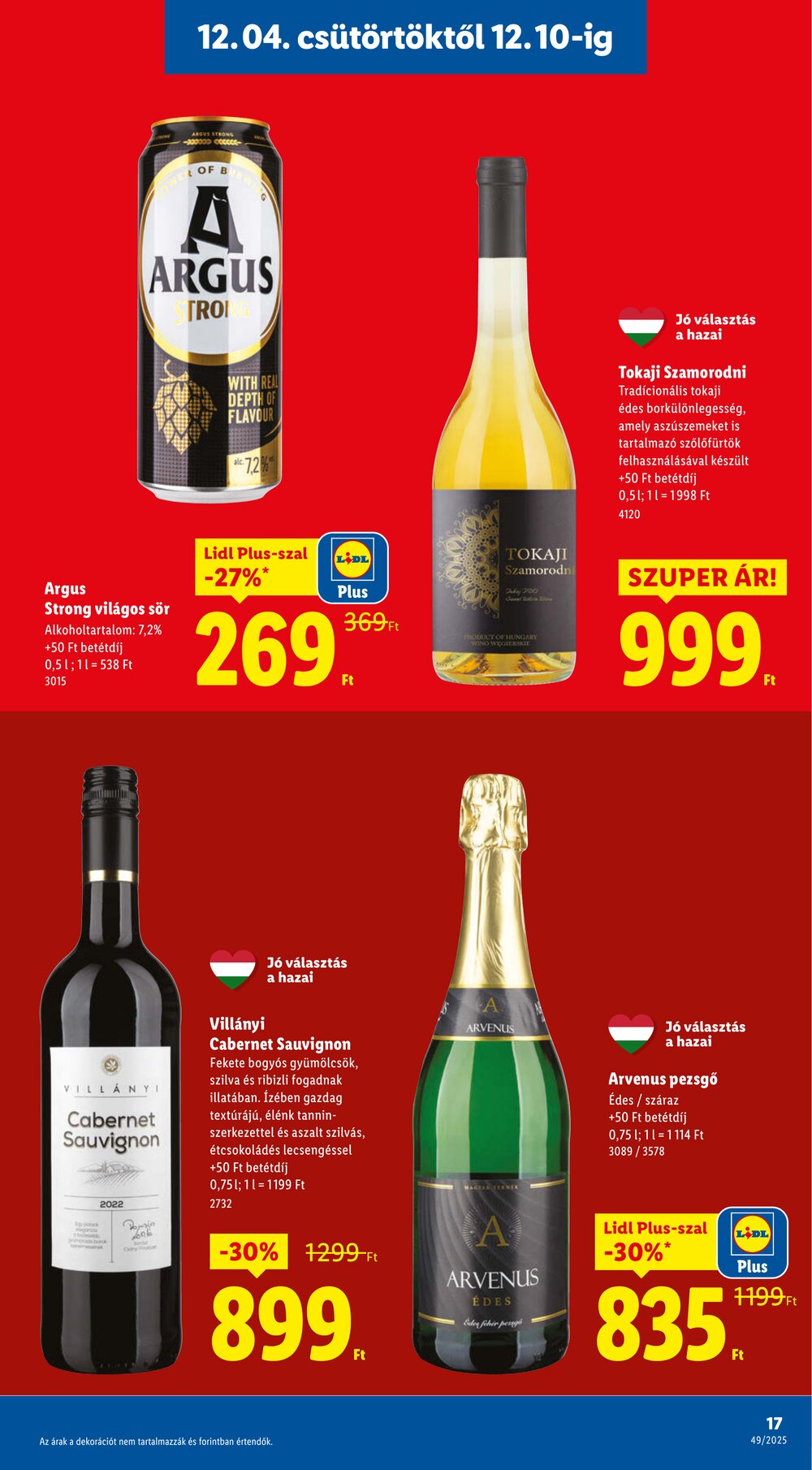 Lidl akciós újság 2025.12.04-től - 17. oldal.