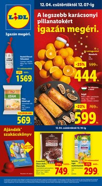 Lidl akciós újság 2025.12.04-től