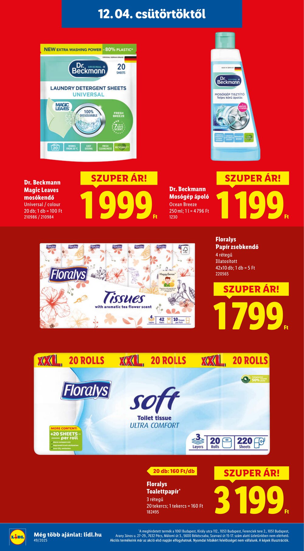 Lidl akciós újság 2025.12.04-től - 20. oldal.