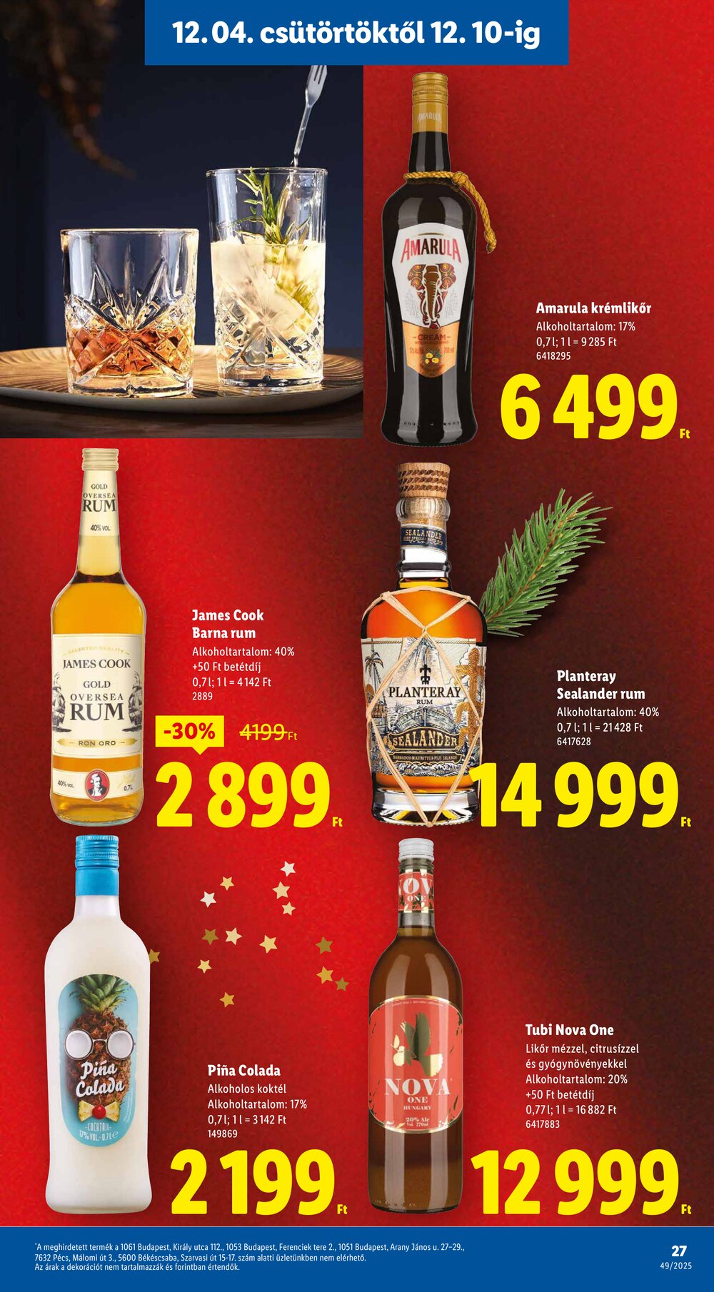 Lidl akciós újság 2025.12.04-től - 27. oldal.