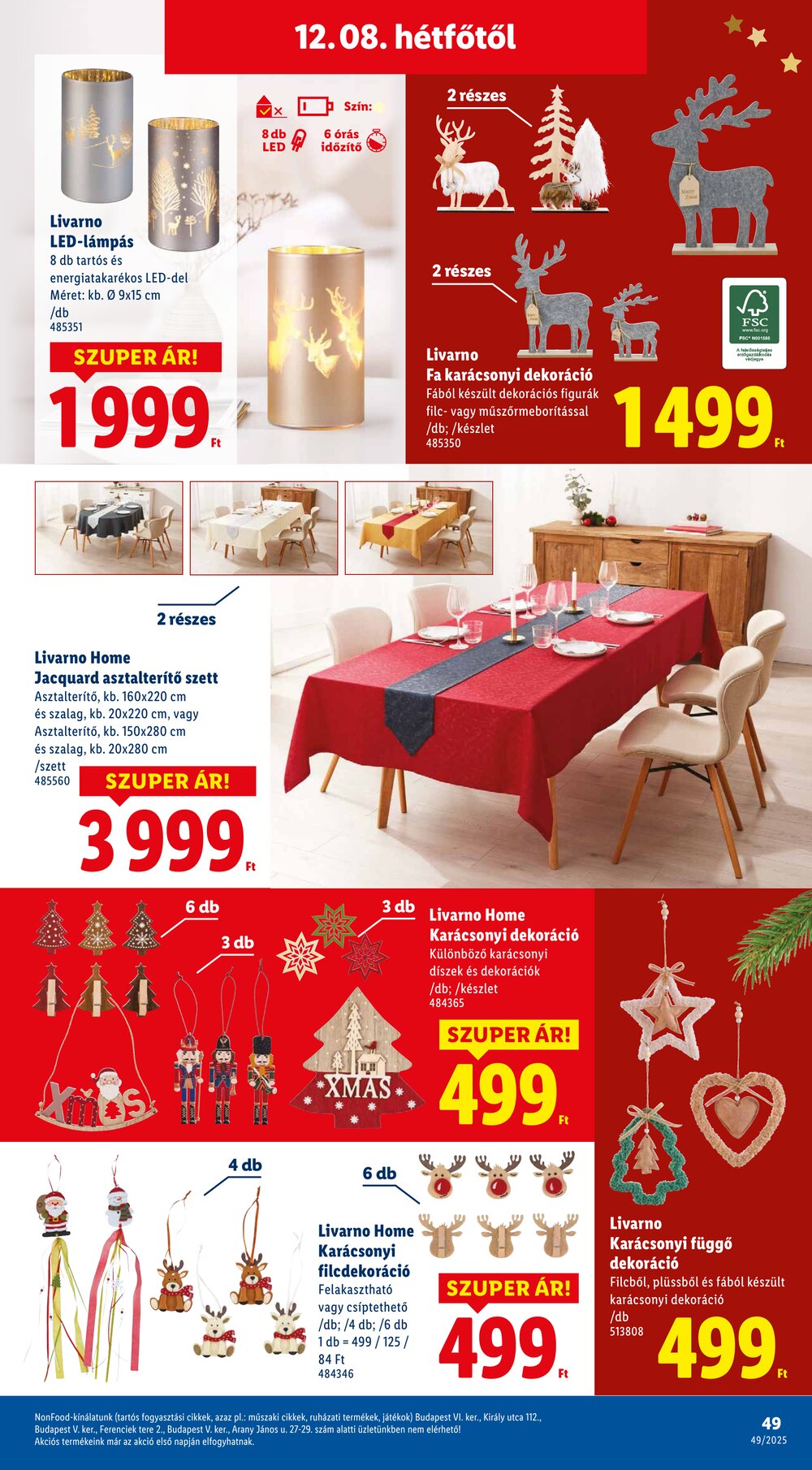 Lidl akciós újság 2025.12.04-től - 49. oldal.