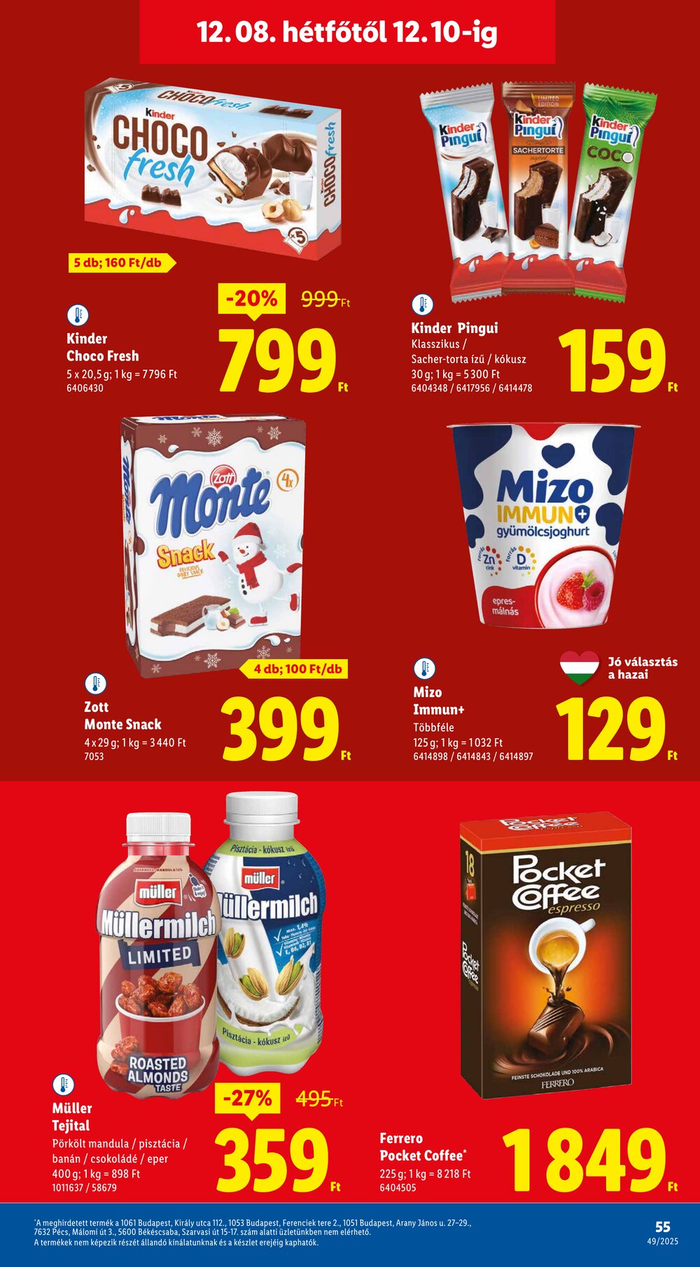 Lidl akciós újság 2025.12.04-től - 55. oldal.