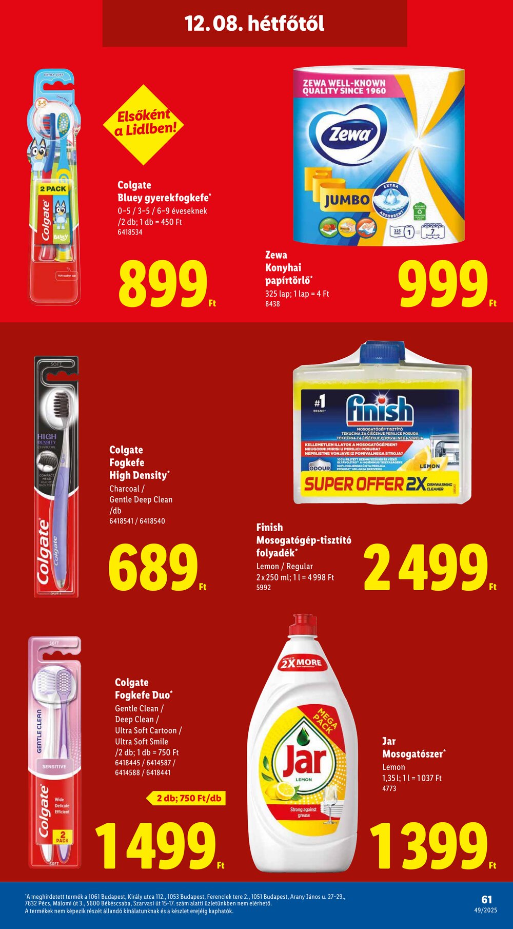 Lidl akciós újság 2025.12.04-től - 61. oldal.