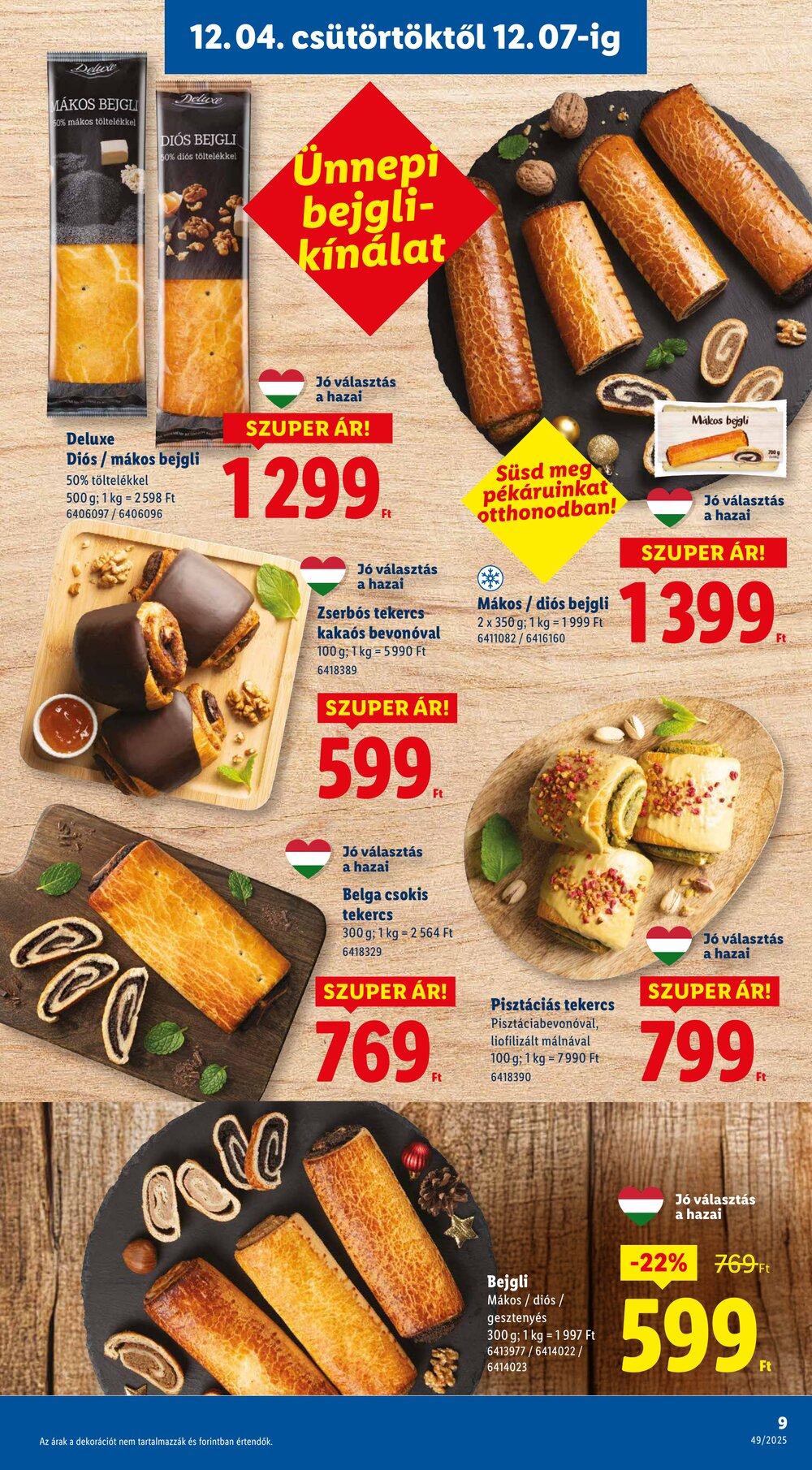 Lidl akciós újság 2025.12.04-től - 9. oldal.