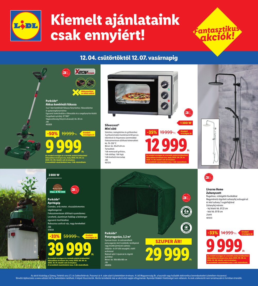 Lidl akciós újság 2025.12.04-től - 4. oldal.