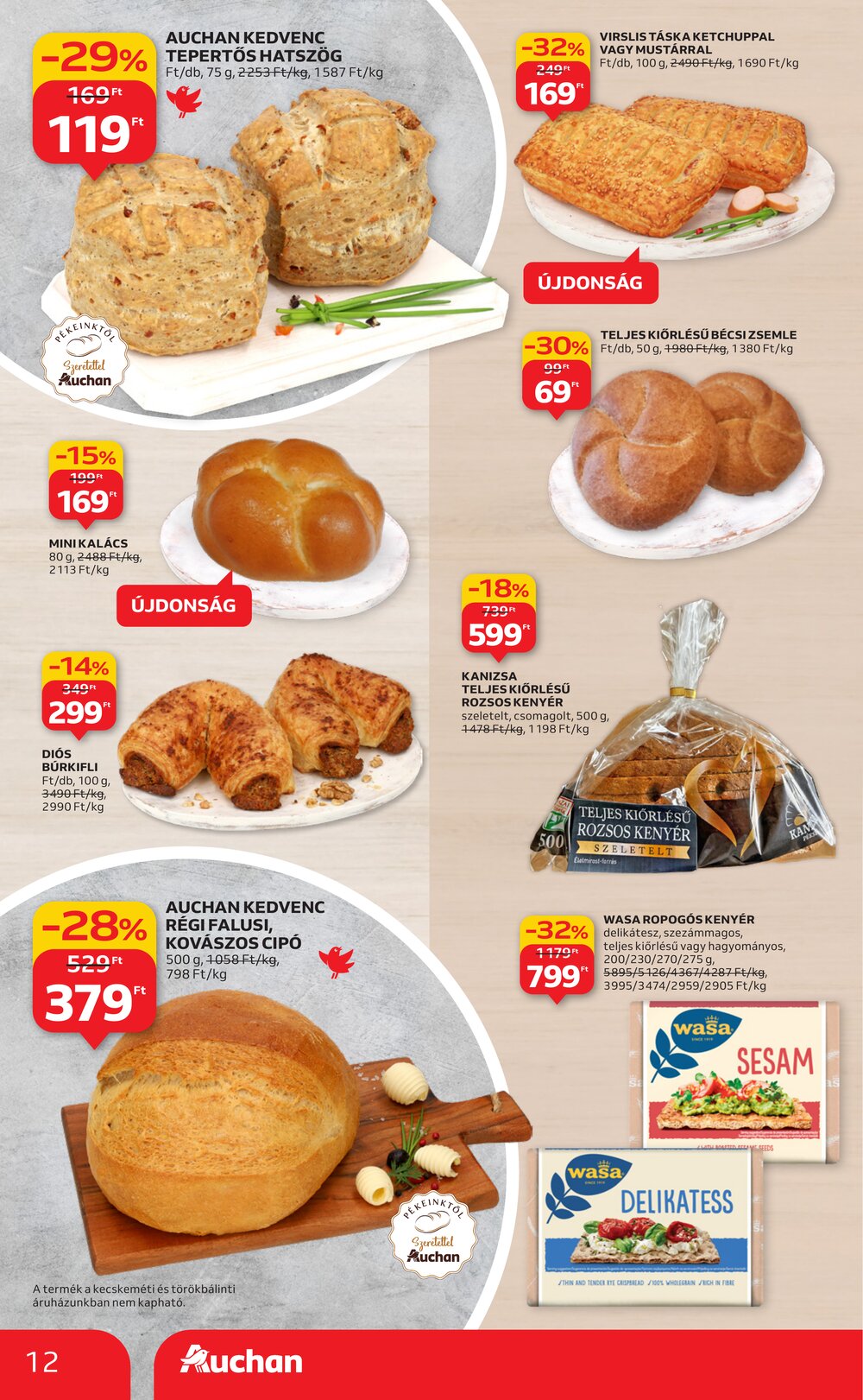 Auchan akciós újság 2025.12.04-től - 12. oldal.