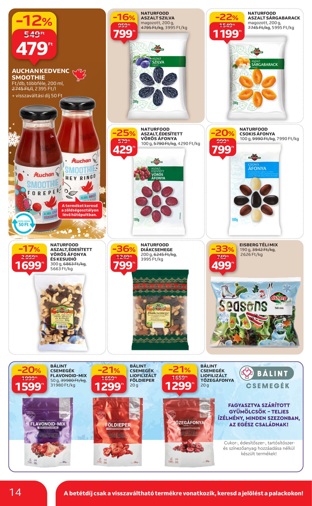 Auchan akciós újság 2025.12.04-től - 14. oldal.