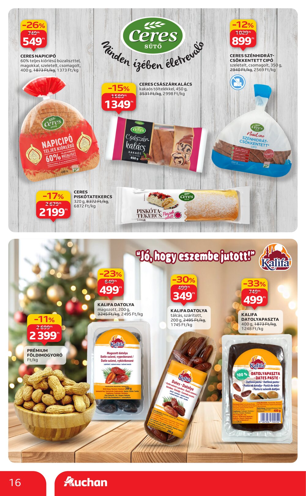 Auchan akciós újság 2025.12.04-től - 16. oldal.