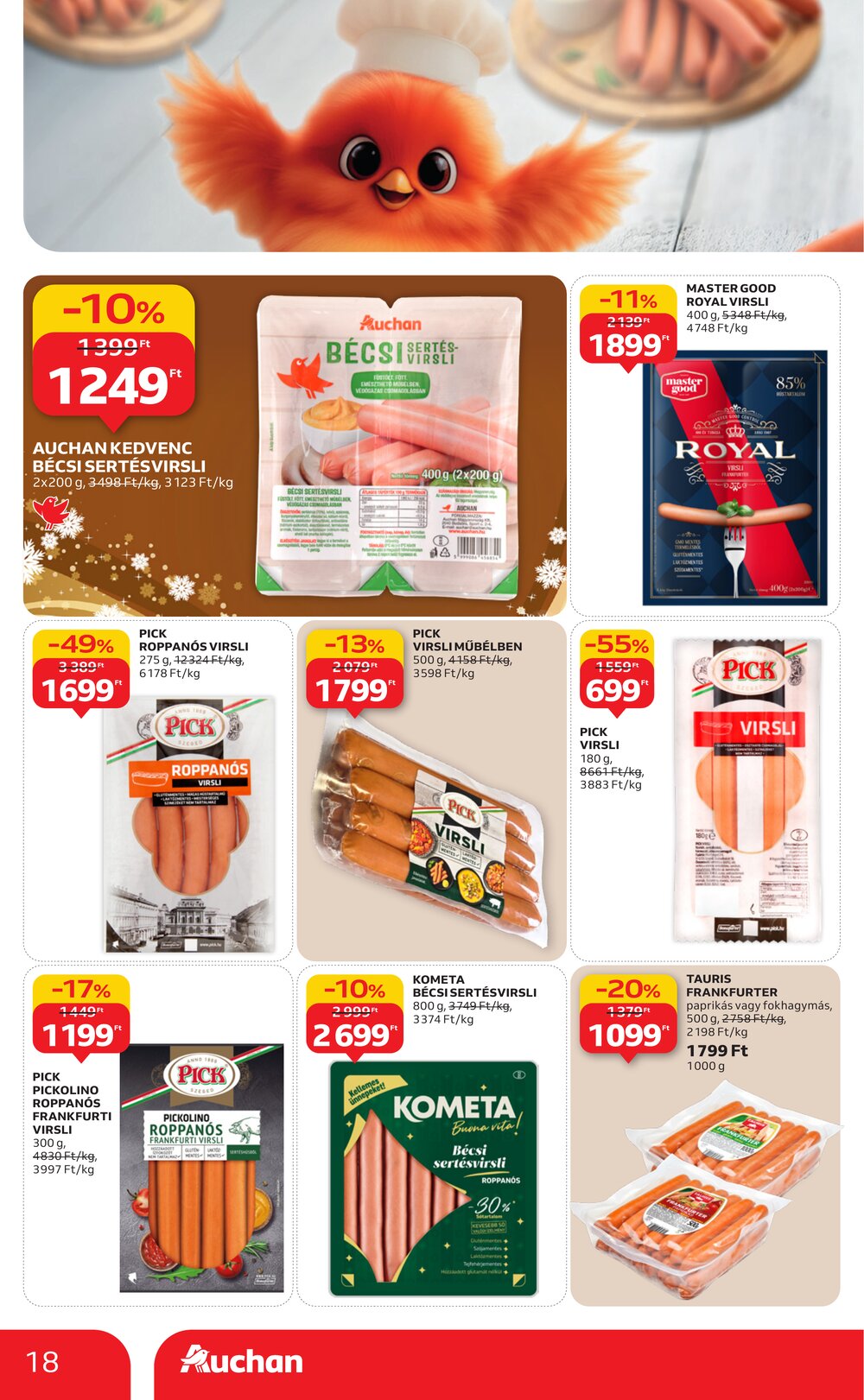 Auchan akciós újság 2025.12.04-től - 18. oldal.