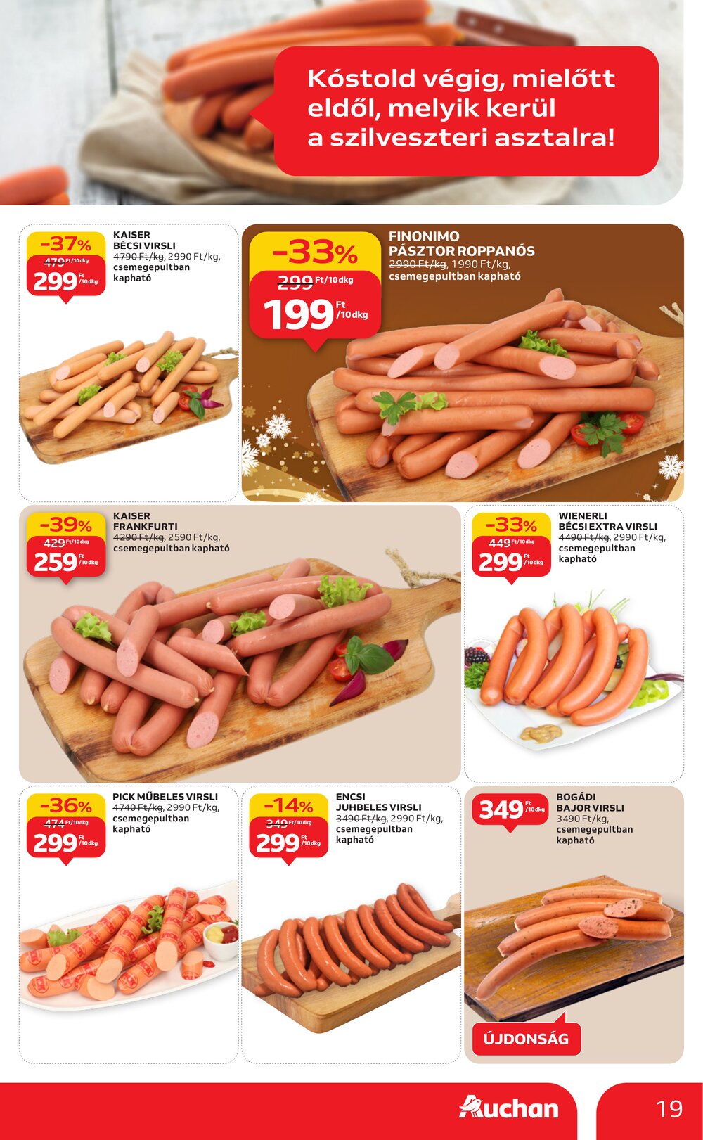 Auchan akciós újság 2025.12.04-től - 19. oldal.