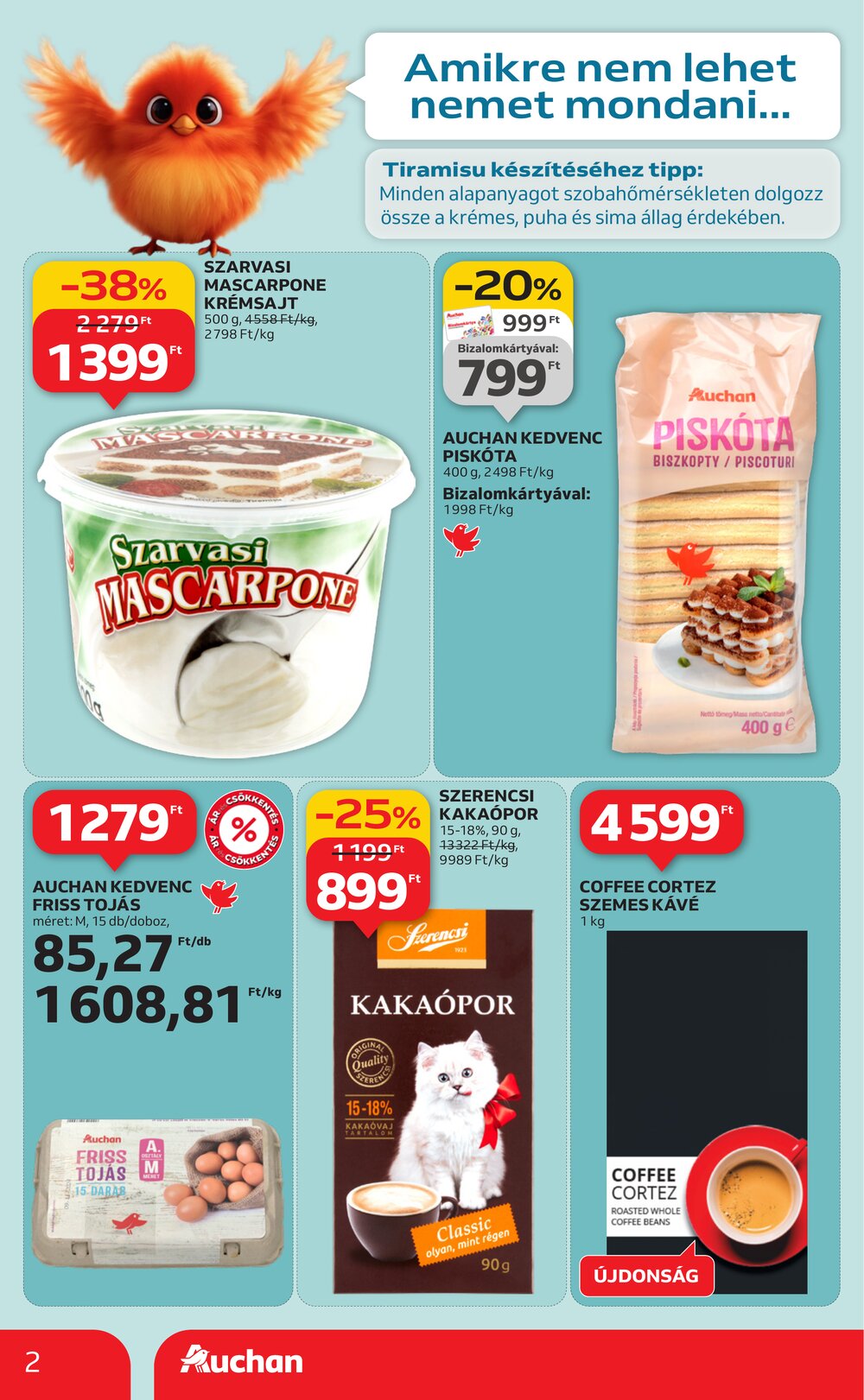 Auchan akciós újság 2025.12.04-től - 2. oldal.