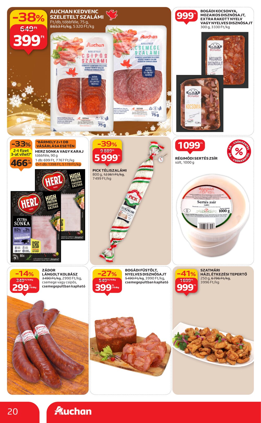 Auchan akciós újság 2025.12.04-től - 20. oldal.