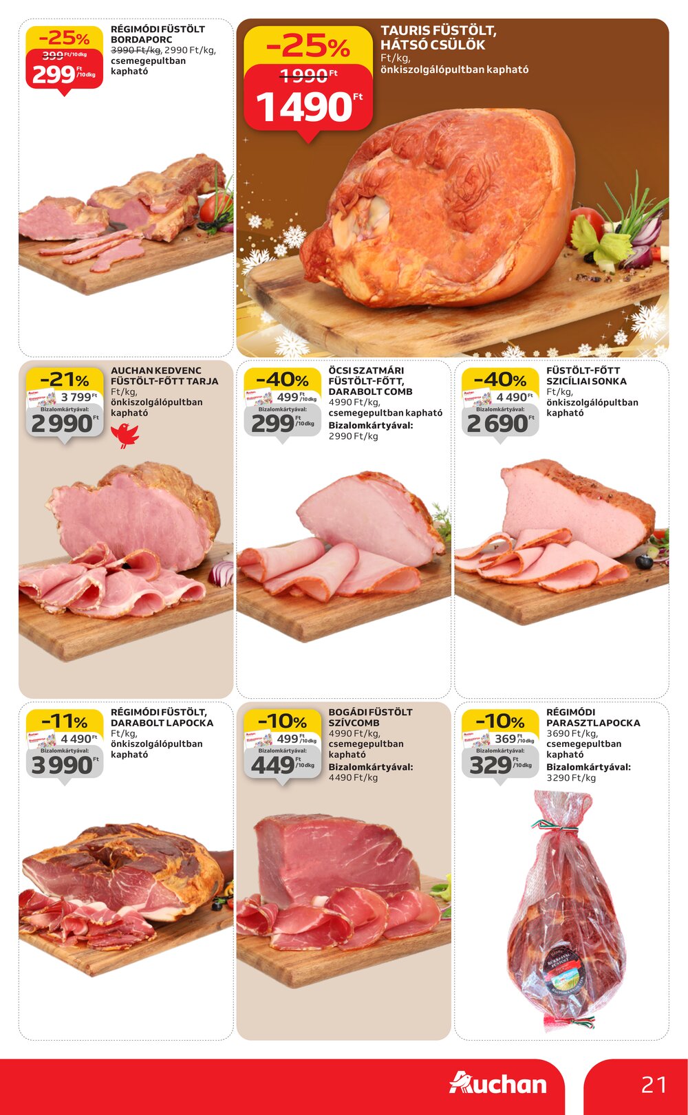 Auchan akciós újság 2025.12.04-től - 21. oldal.