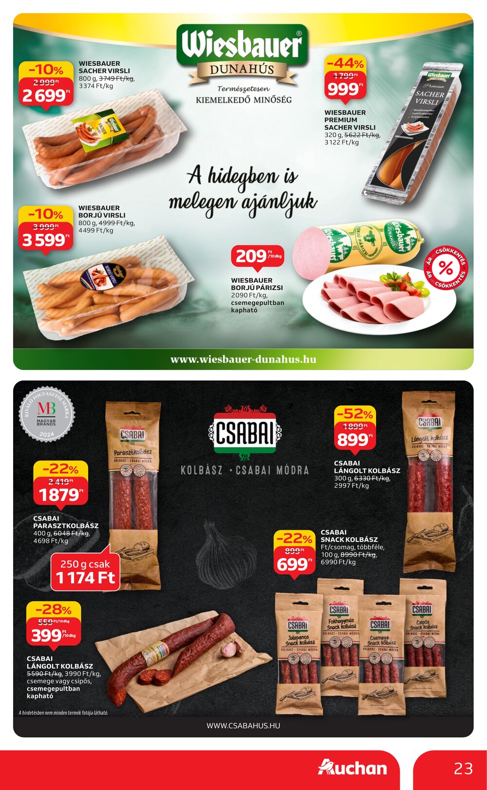 Auchan akciós újság 2025.12.04-től - 23. oldal.