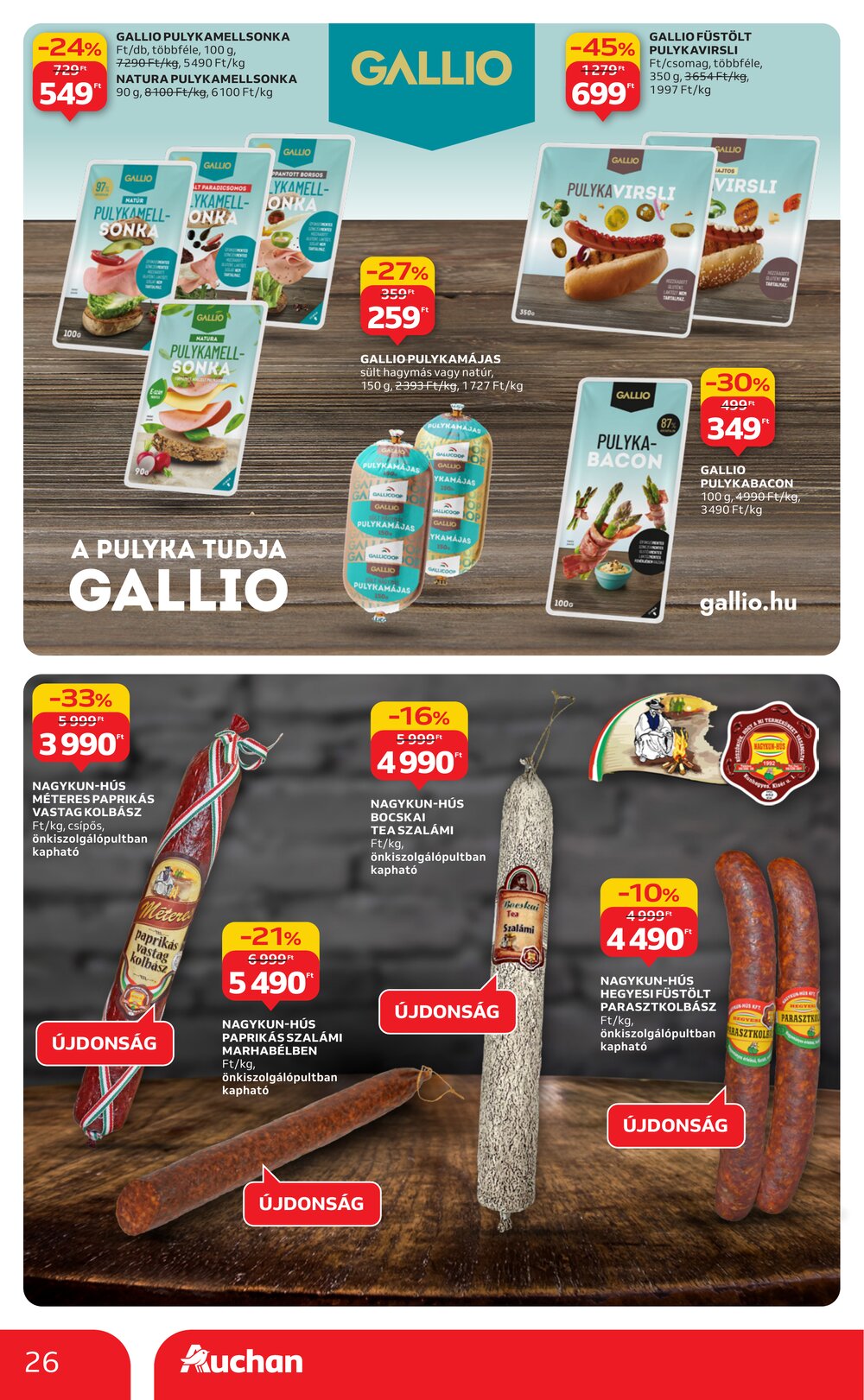Auchan akciós újság 2025.12.04-től - 26. oldal.