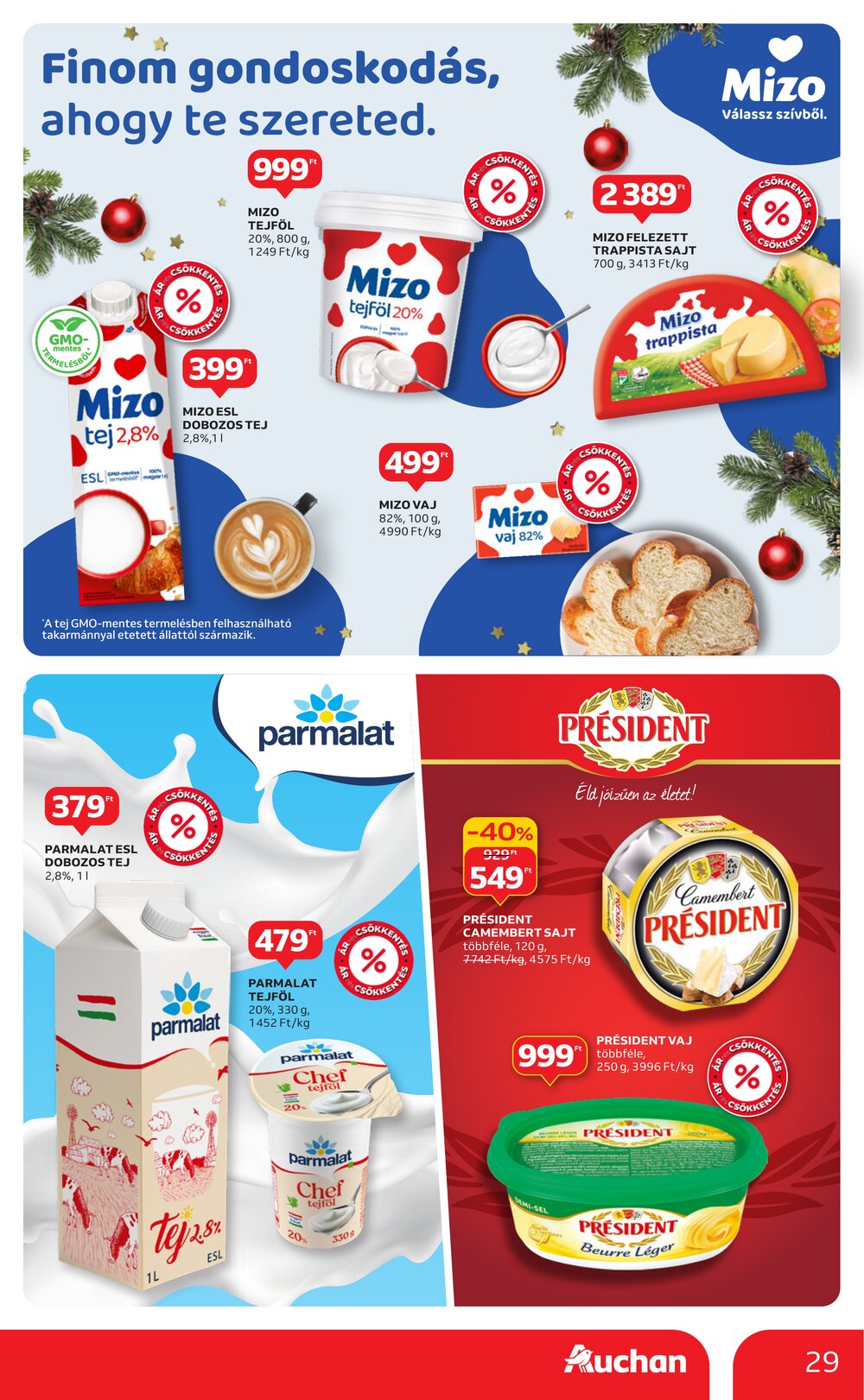 Auchan akciós újság 2025.12.04-től - 29. oldal.