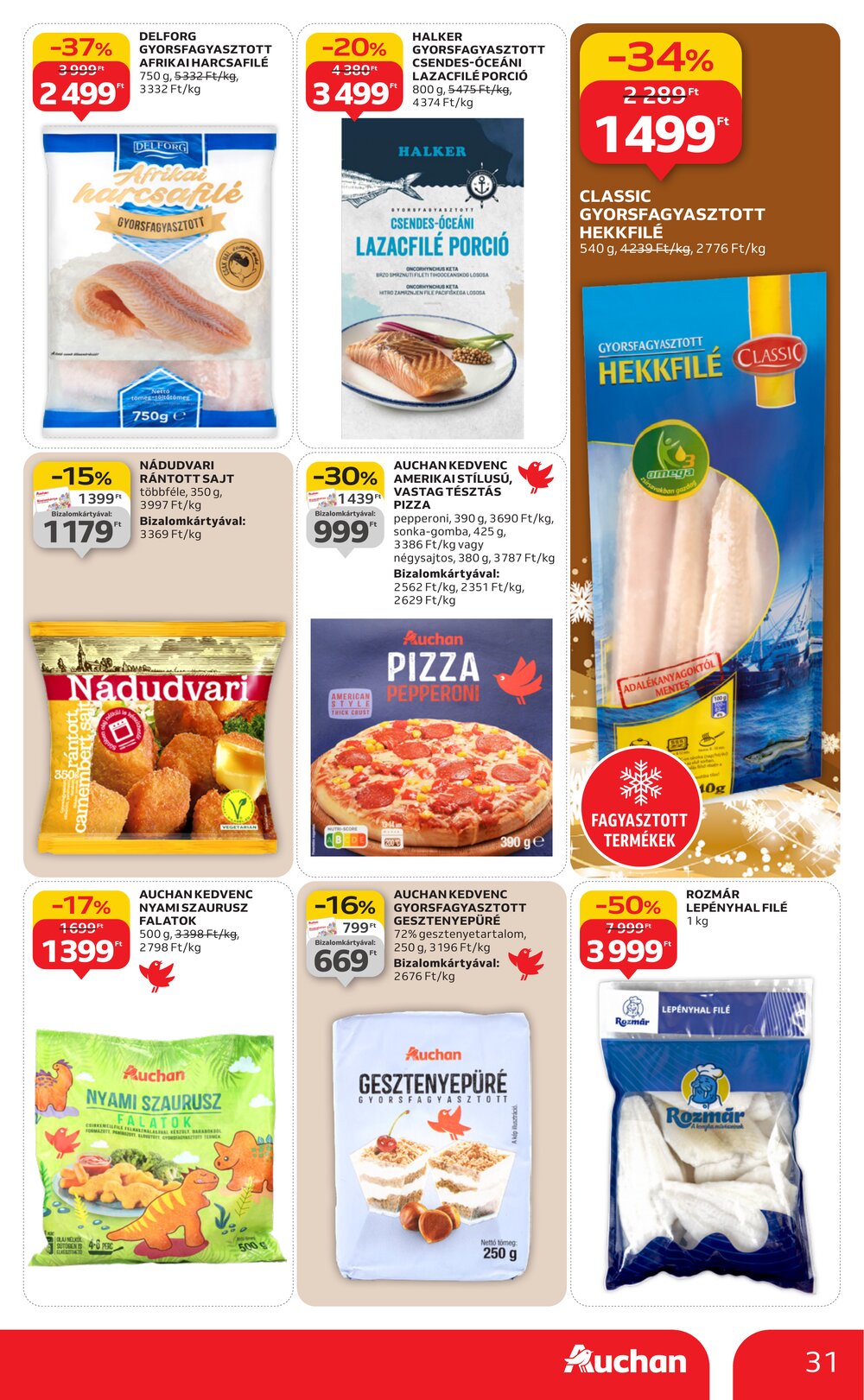 Auchan akciós újság 2025.12.04-től - 31. oldal.