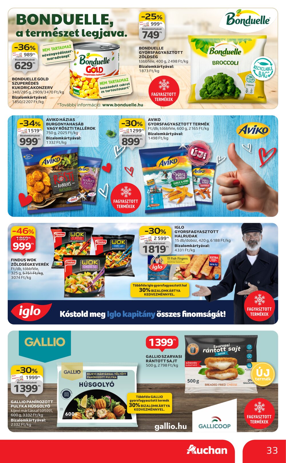 Auchan akciós újság 2025.12.04-től - 33. oldal.