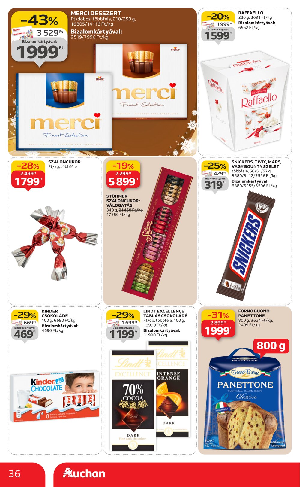 Auchan akciós újság 2025.12.04-től - 36. oldal.