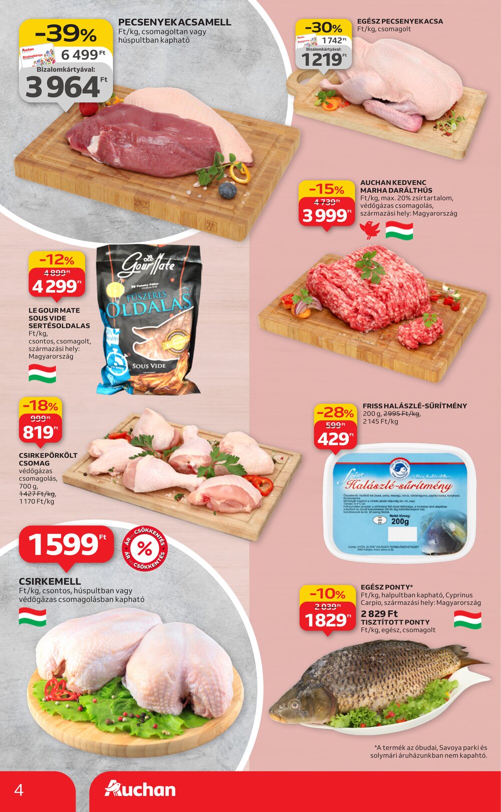 Auchan akciós újság 2025.12.04-től - 4. oldal.