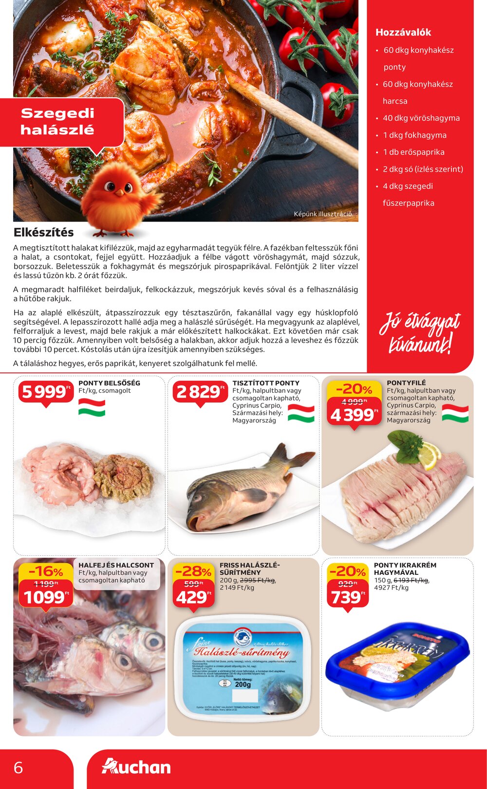 Auchan akciós újság 2025.12.04-től - 6. oldal.