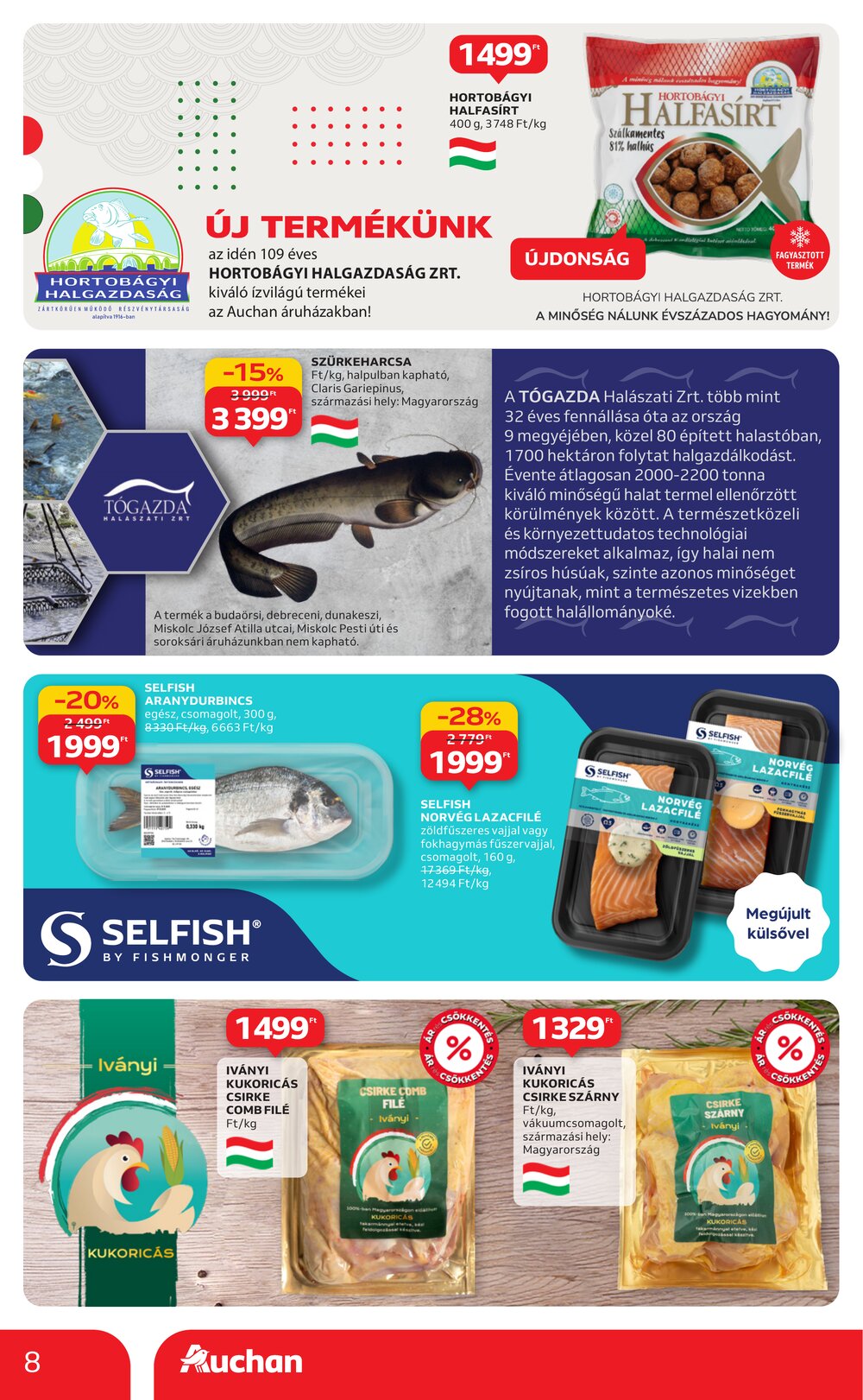 Auchan akciós újság 2025.12.04-től - 8. oldal.
