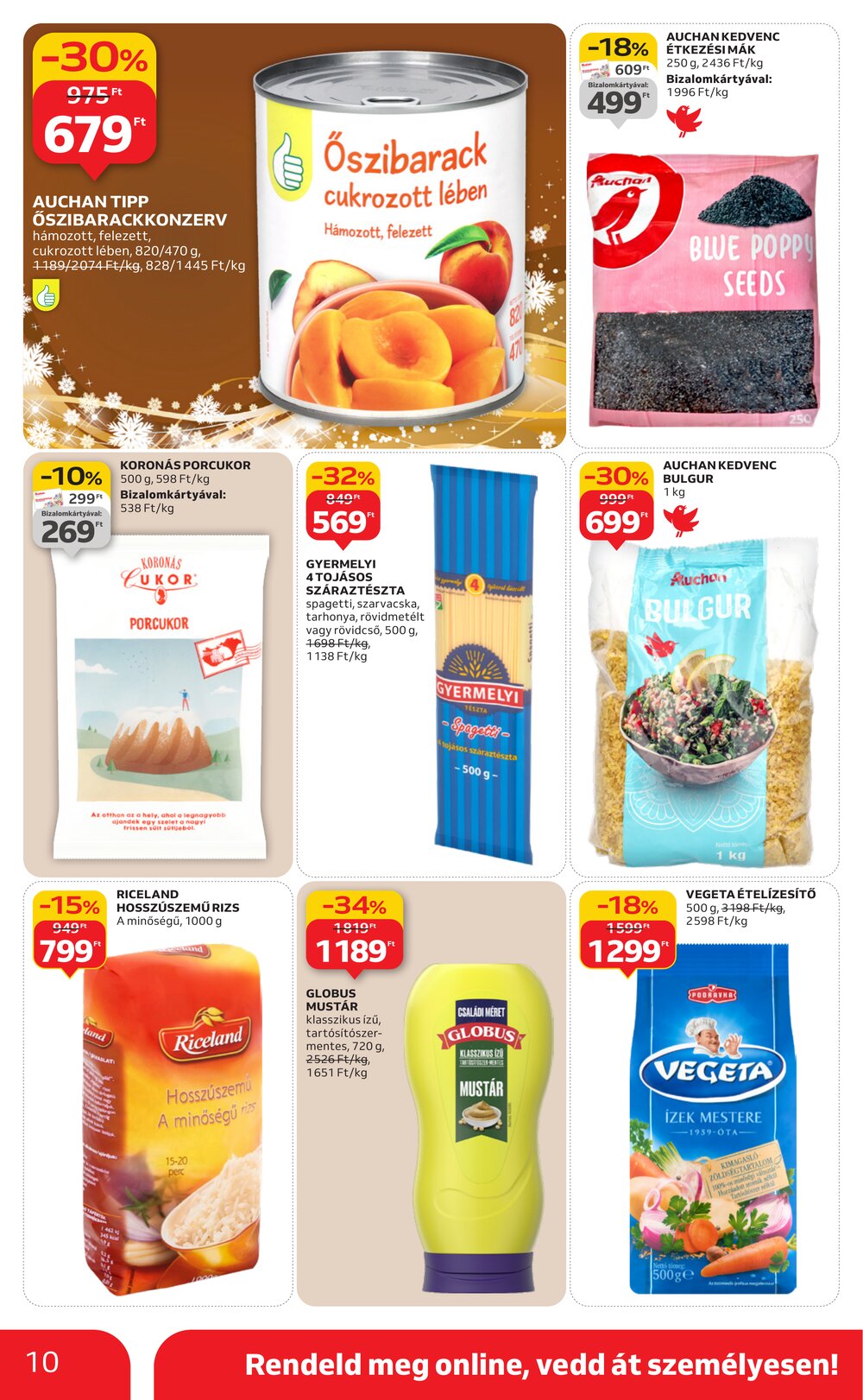 Auchan akciós újság 2025.12.04-től - 10. oldal.