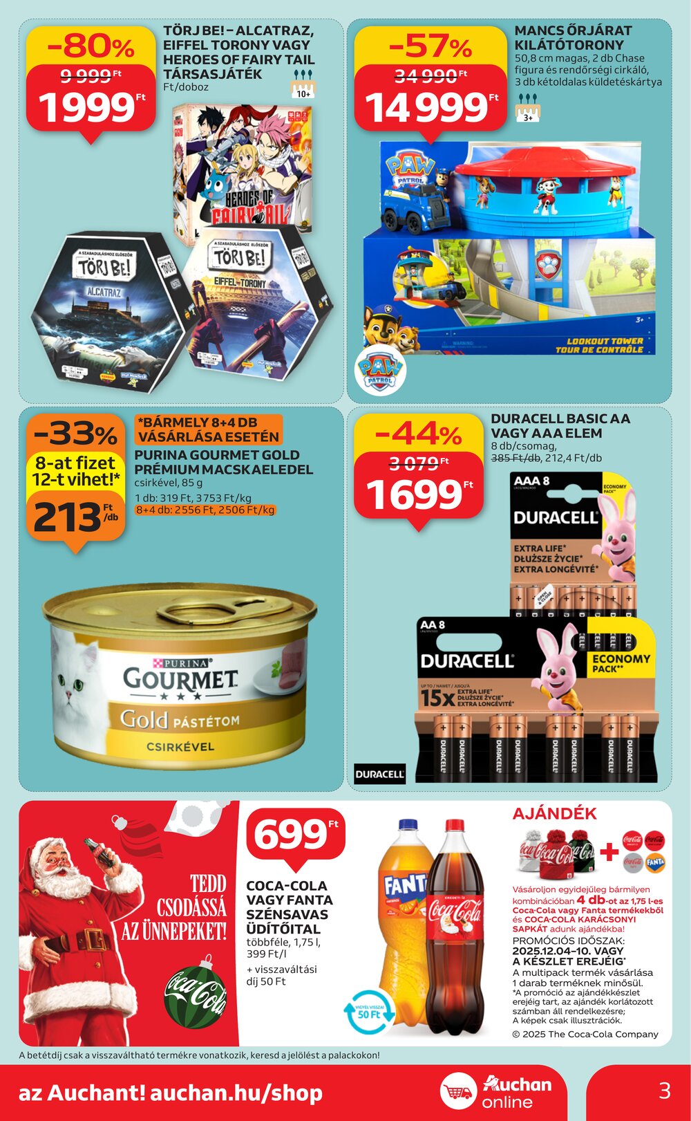 Auchan akciós újság 2025.12.04-től - 3. oldal.
