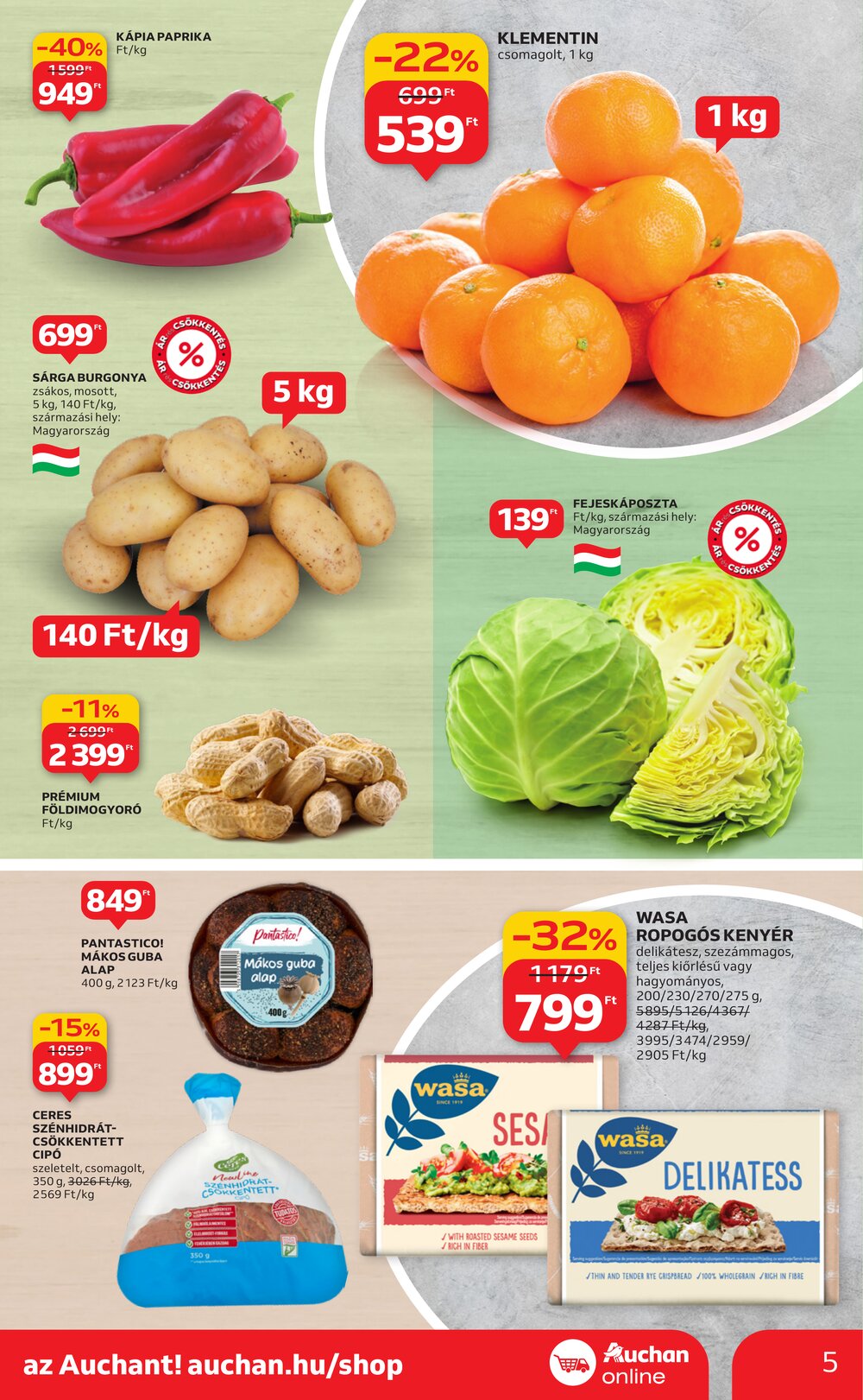 Auchan akciós újság 2025.12.04-től - 5. oldal.