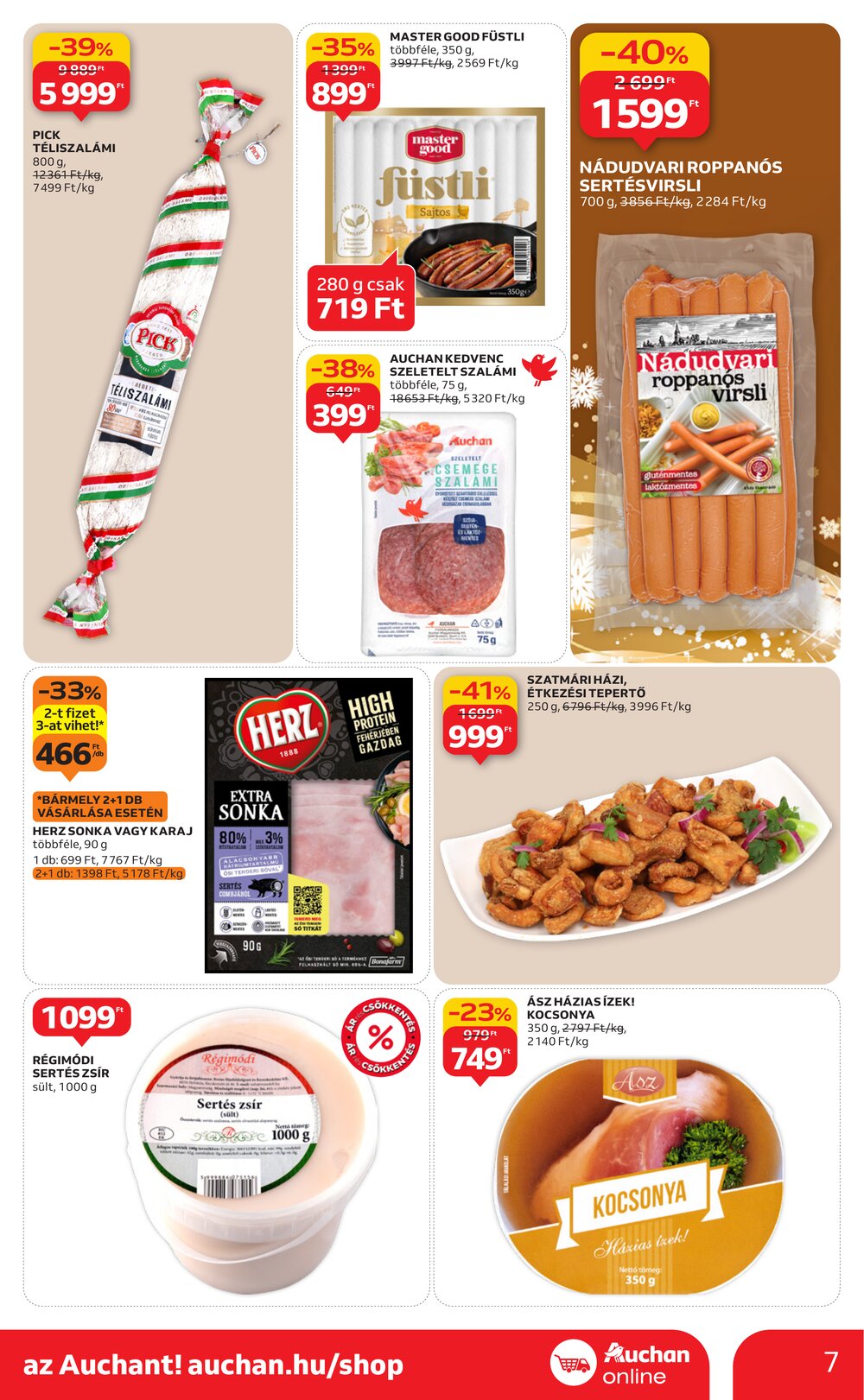 Auchan akciós újság 2025.12.04-től - 7. oldal.