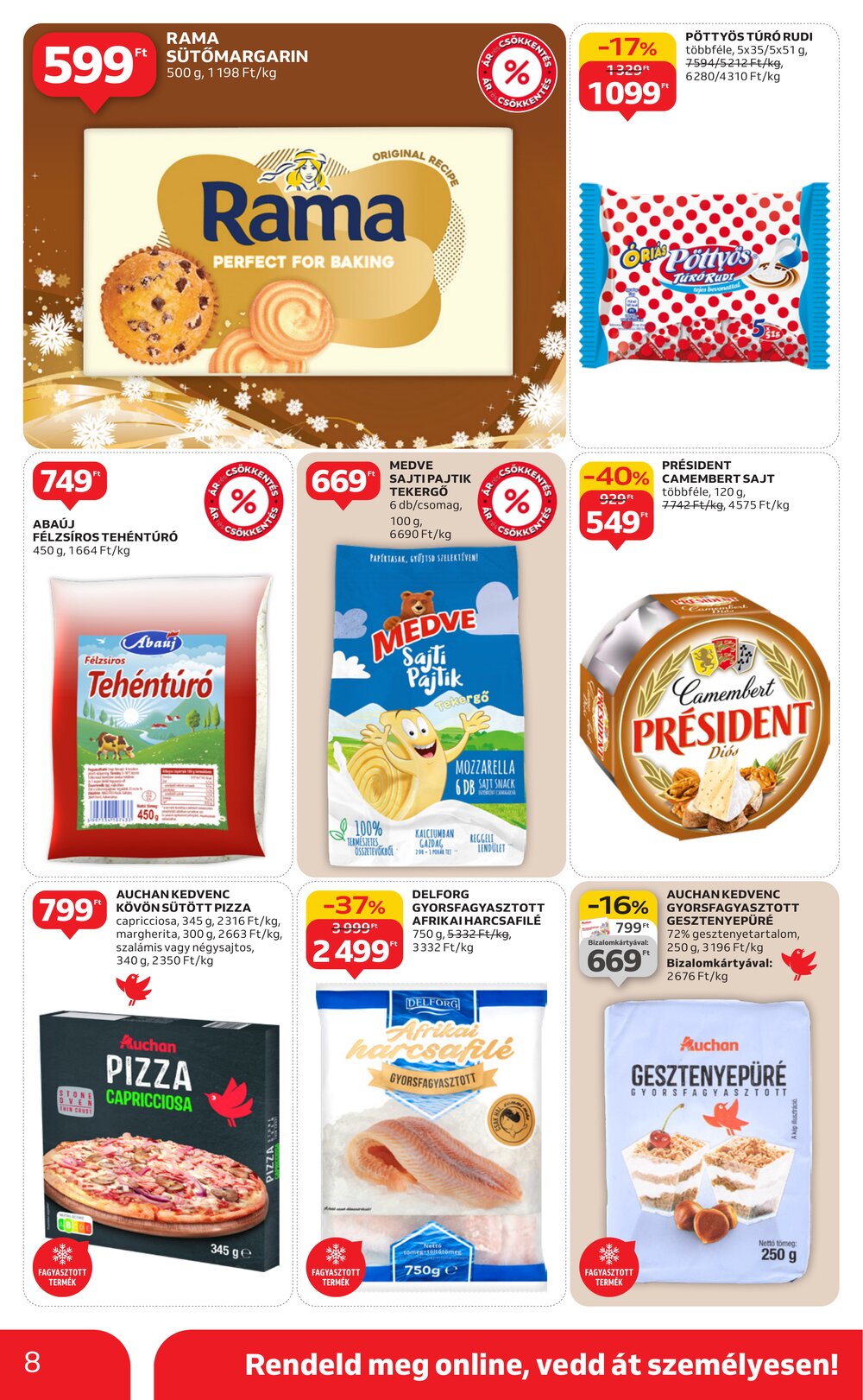 Auchan akciós újság 2025.12.04-től - 8. oldal.