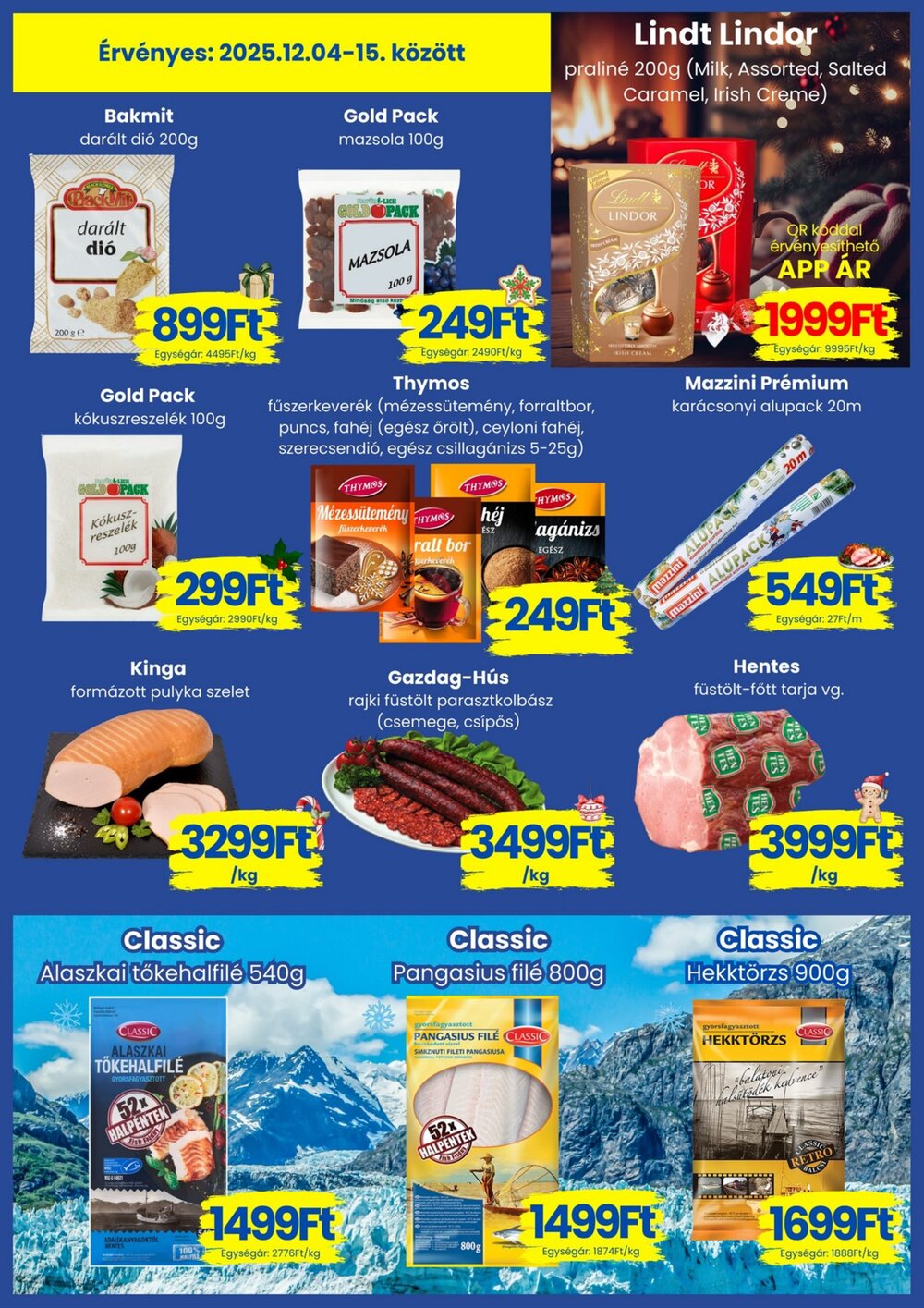 Magnetic áruházak akciós újság 2025.12.04-től - 2. oldal.