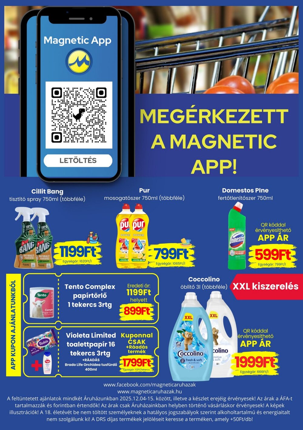Magnetic áruházak akciós újság 2025.12.04-től - 4. oldal.