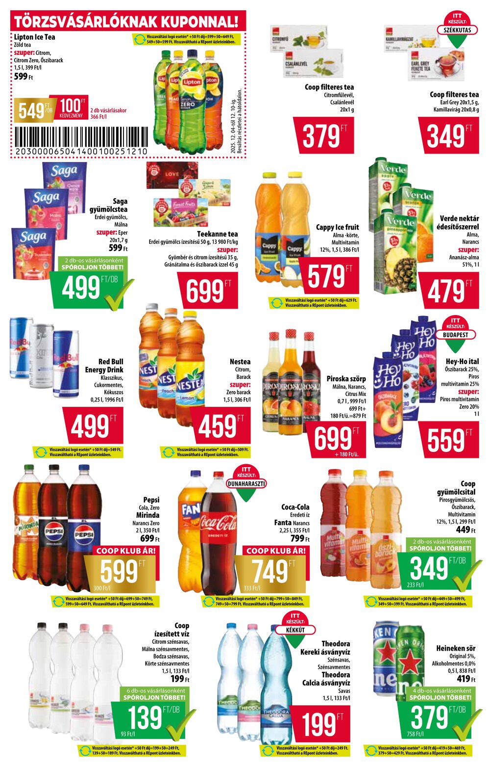 Coop akciós újság 2025.12.04-től - 10. oldal.