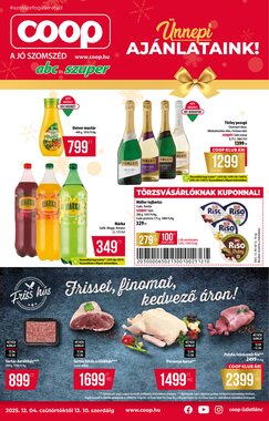 Coop akciós újság 2025.12.04-től