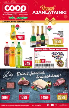 Coop akciós újság 2025.12.04-től