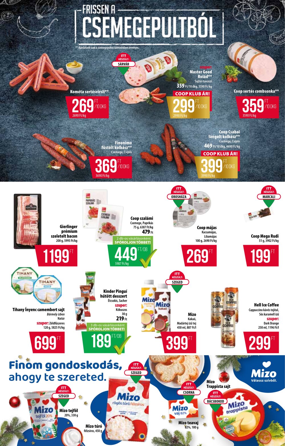 Coop akciós újság 2025.12.04-től - 2. oldal.