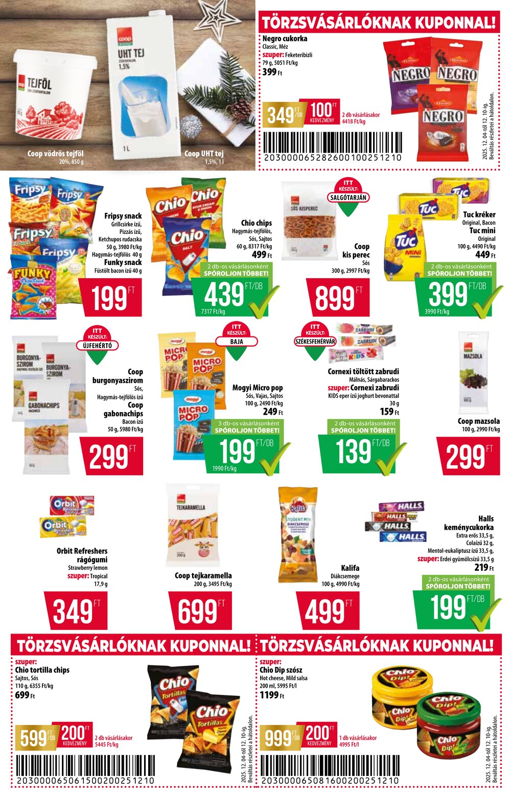 Coop akciós újság 2025.12.04-től - 9. oldal.