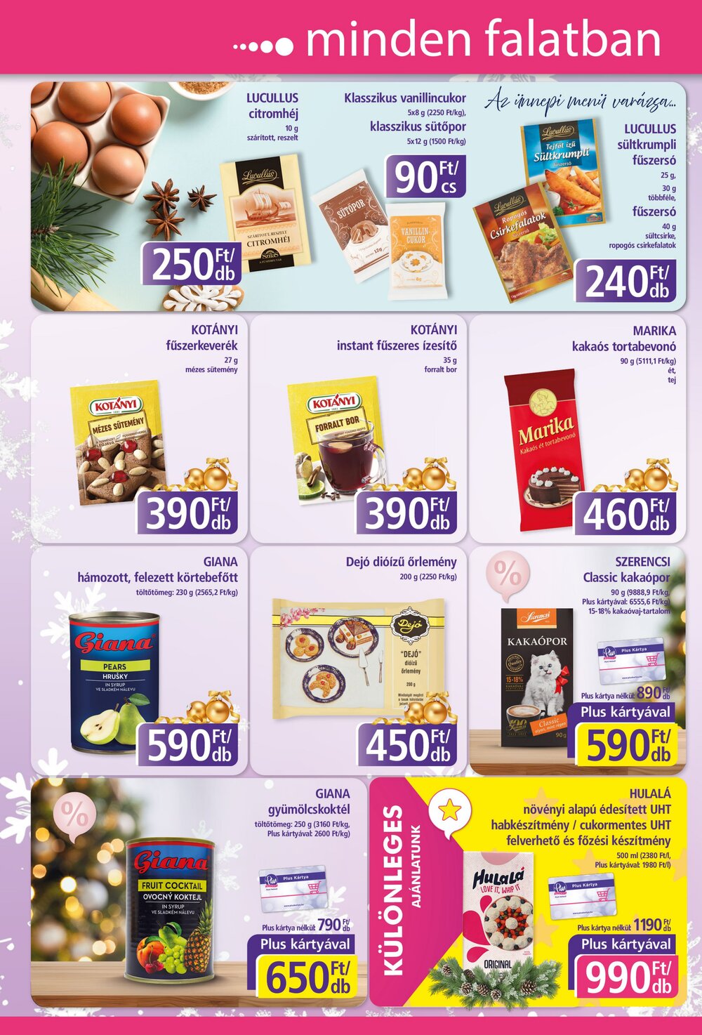 PlusMarket akciós újság 2025.12.04-től - 6. oldal.