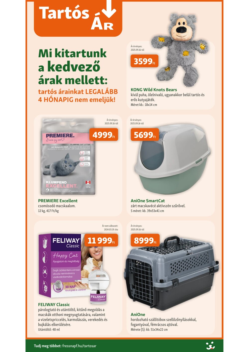 Fressnapf akciós újság 2025.12.04-től - 4. oldal.