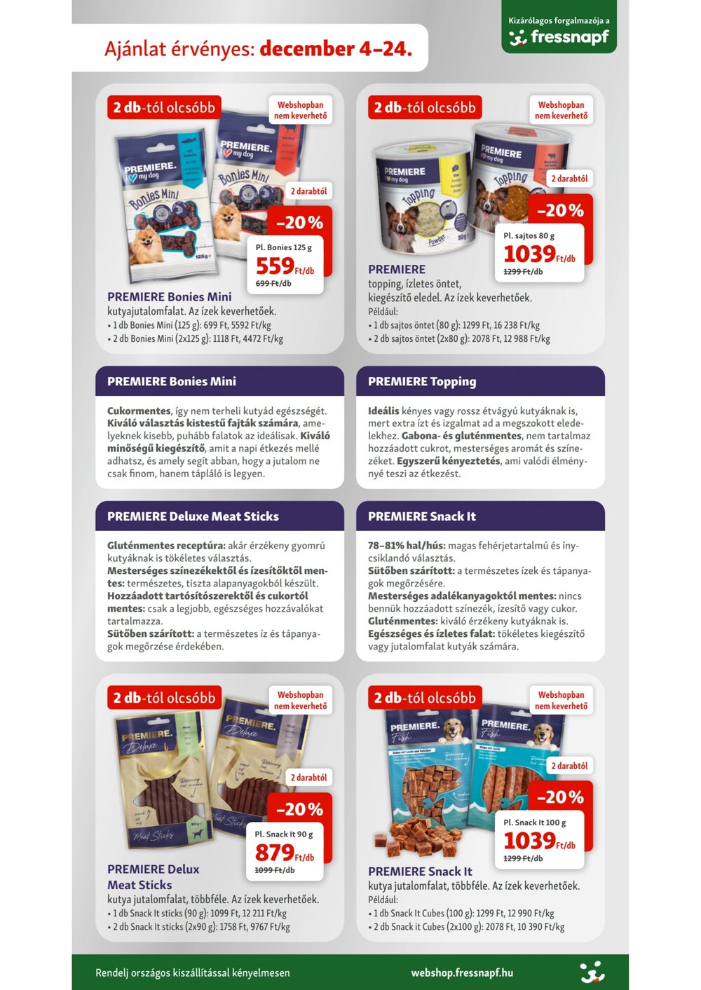 Fressnapf akciós újság 2025.12.04-től - 6. oldal.