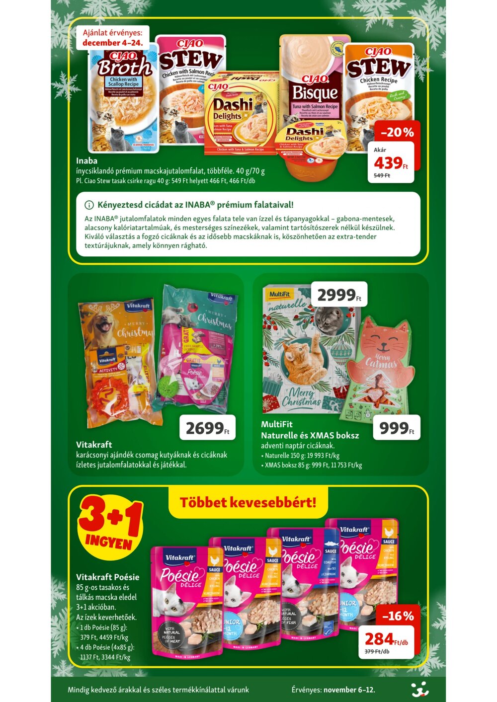 Fressnapf akciós újság 2025.12.04-től - 8. oldal.