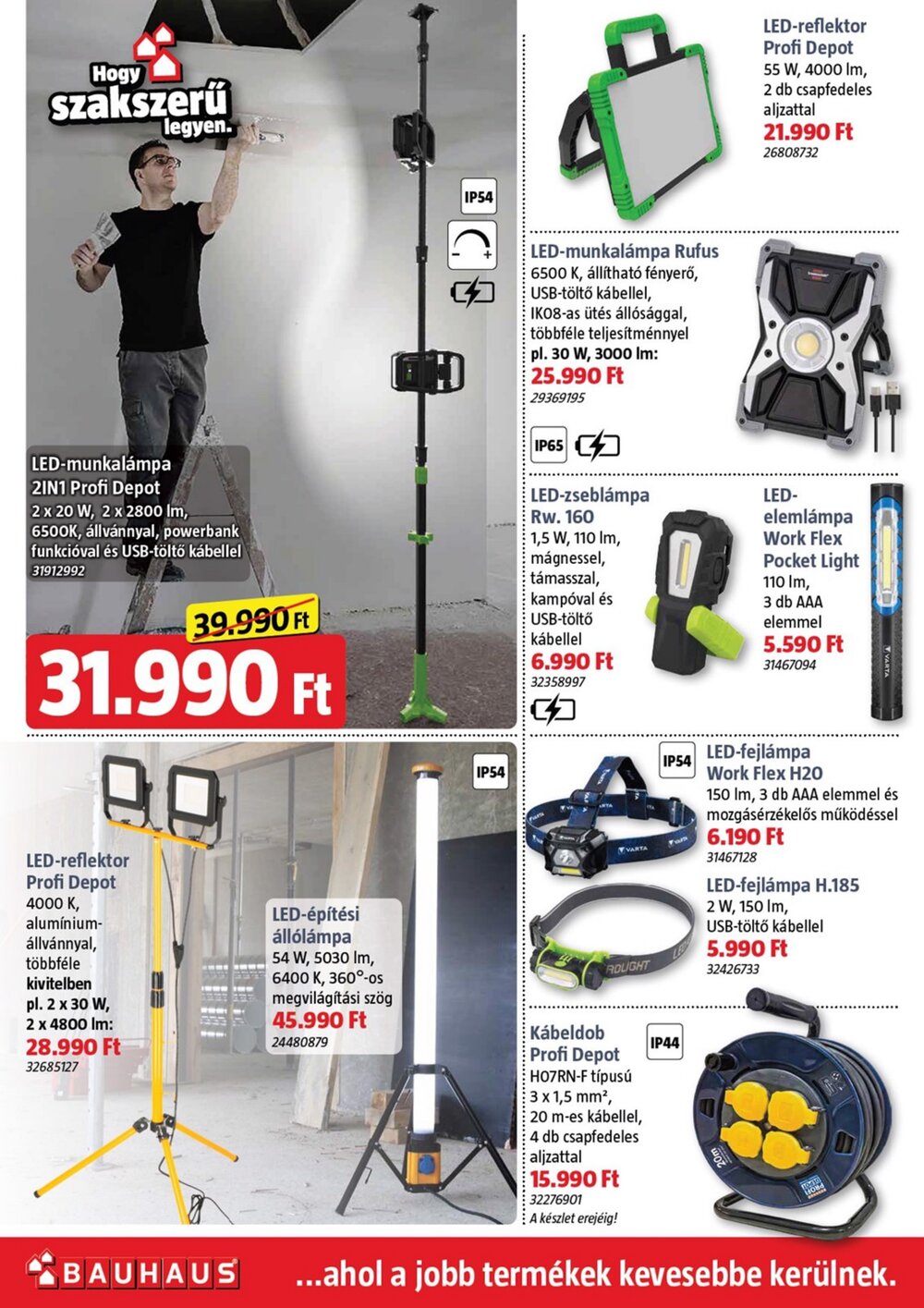Bauhaus akciós újság 2025.12.04-től - 12. oldal.